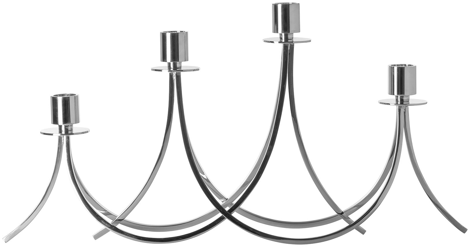 Fink Kerzenleuchter »LILANA« für Stabkerzen, 4-flammig, vernickelt