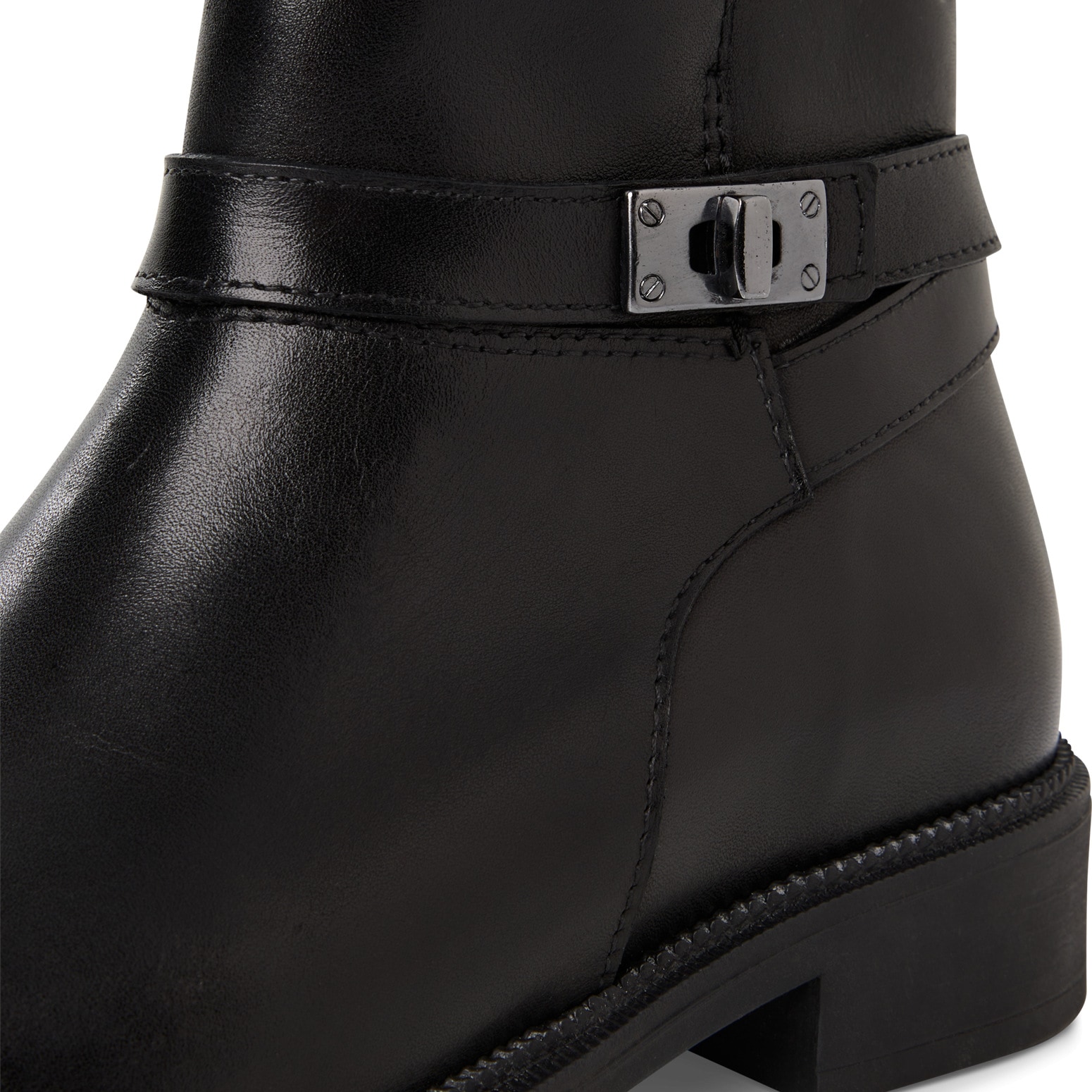Tamaris Stiefelette  , Blockabsatz, Businesschuh mit dezentem Zierriemen mit Applikation
