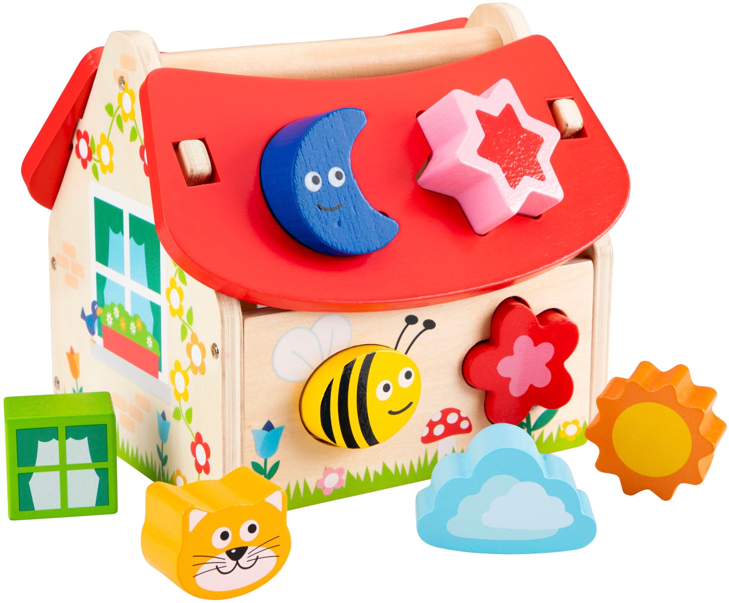 New Classic Toys® - | »Holzspielzeug, Steckspielzeug Haus«, online schützt - FSC®- Wald weltweit kaufen OTTO Educational