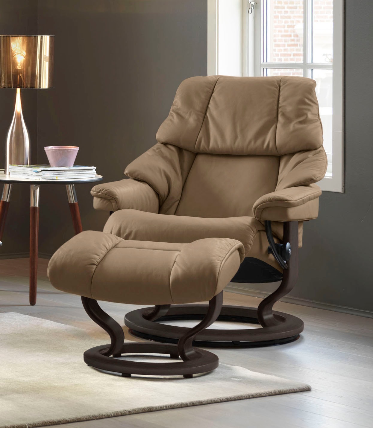 Stressless® Fußhocker »Reno«, mit Classic Base, Gestell Wenge