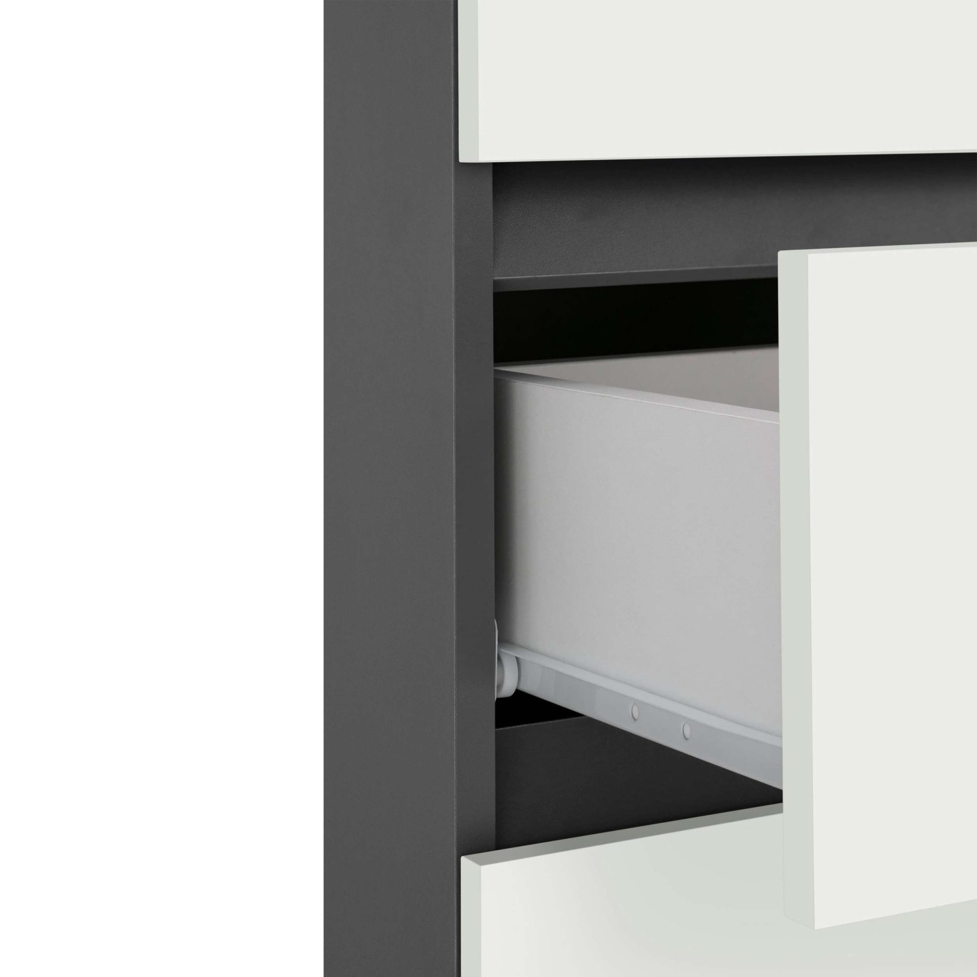 Home affaire Midischrank »Wisla«, mit 4 Türen & 1 Schublade, Breite 76 cm, Höhe 130 cm