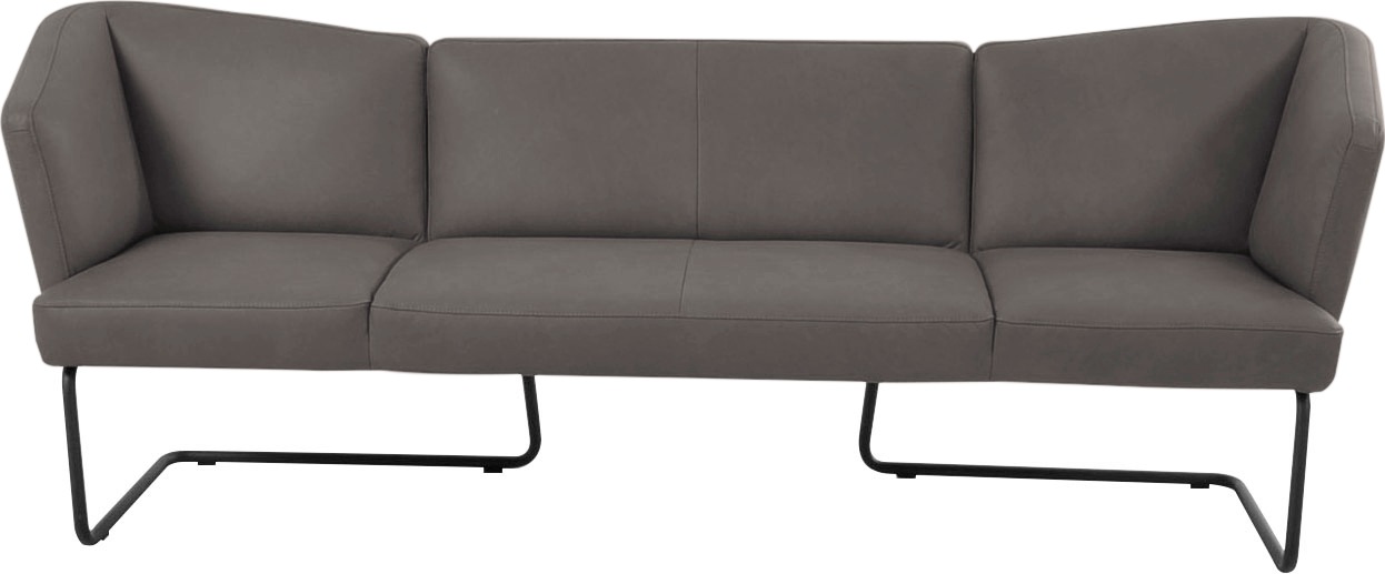 K+W Komfort & Wohnen Polsterbank »Mikkado Tube«, in abgerundeter Form, Rundrohrkufe lang, in 2 Breiten 192 oder 242 cm