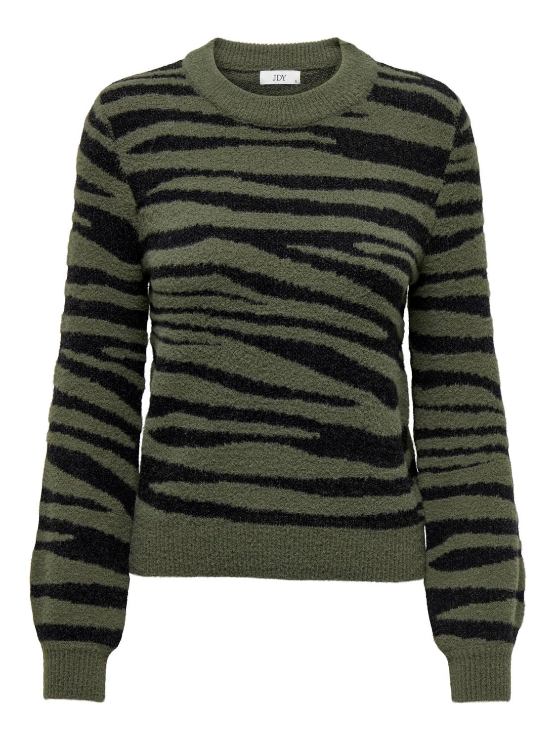 JDY Strickpullover »JDYLORRAINE ANIMAL L/S PULLOVER KNT NOOS«
