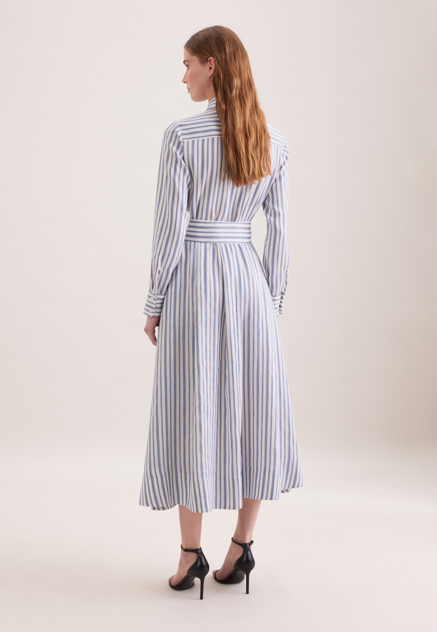 seidensticker Sommerkleid 1/1 Kragen Gestreift