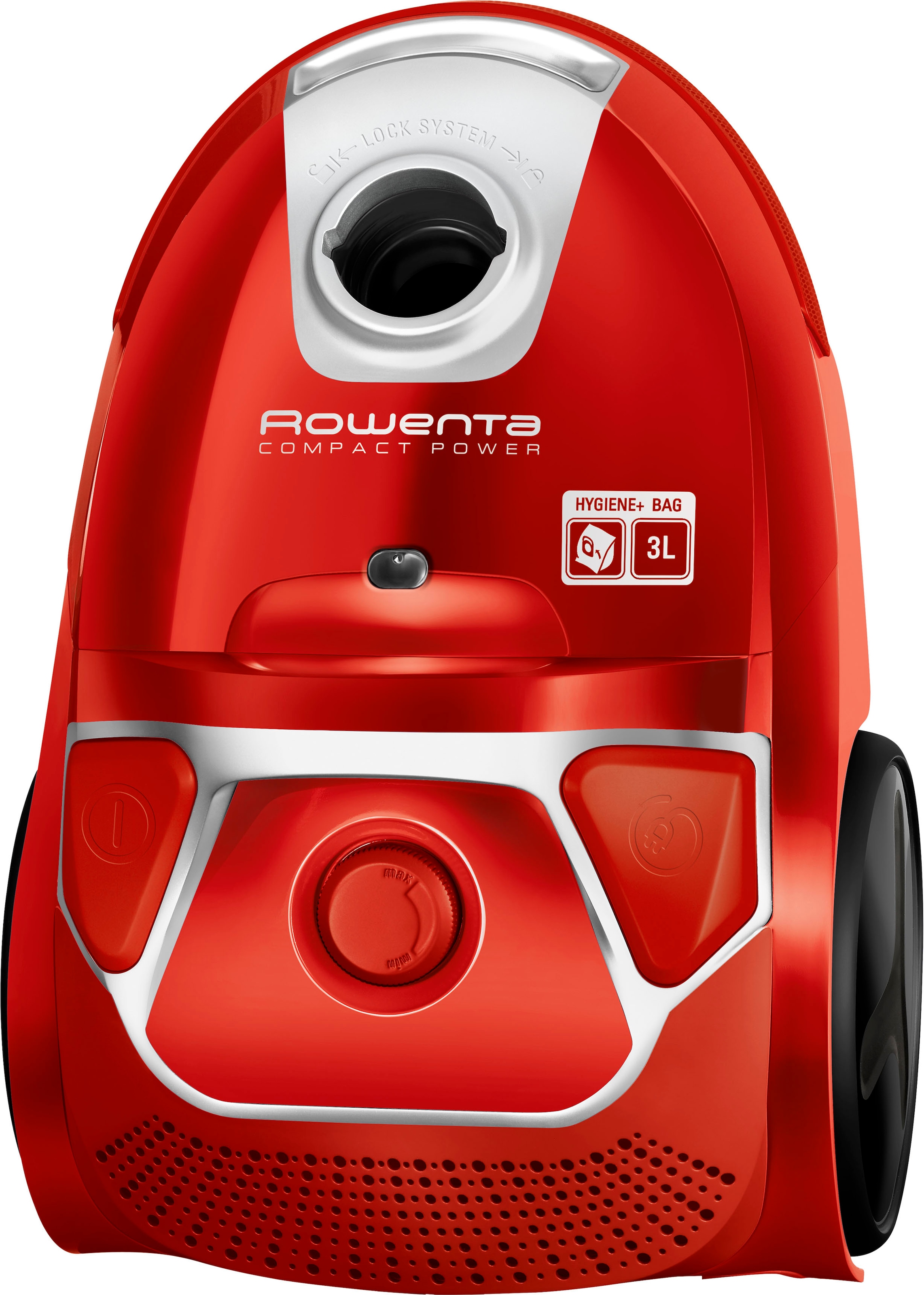 Rowenta Bodenstaubsauger »Compact Power mit Beutel, 750 W, 3 L Kapazität, für alle Bodenarten,«, 750 W, mit Beutel, geringer Energieverbrauch, kompakt, einfache Aufbewahrung, RO3953