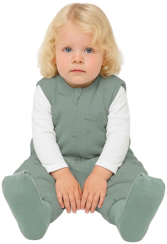 Fillikid Babyschlafsack »Sommerschlafsack mit Beinen« für den Sommer und Raumtemperatur über 24°