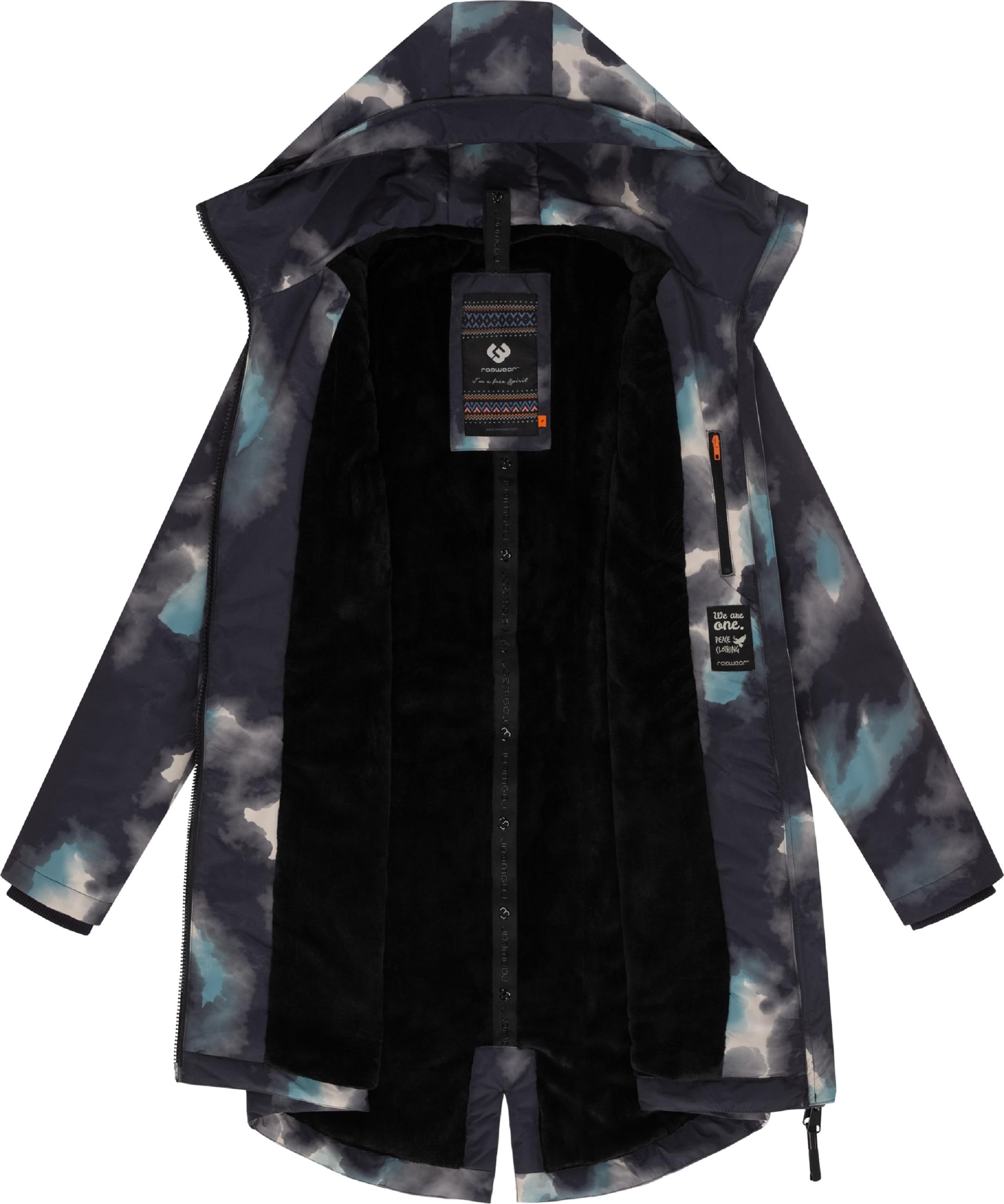 Ragwear Wintermantel »Wintermantel Holstic Print«