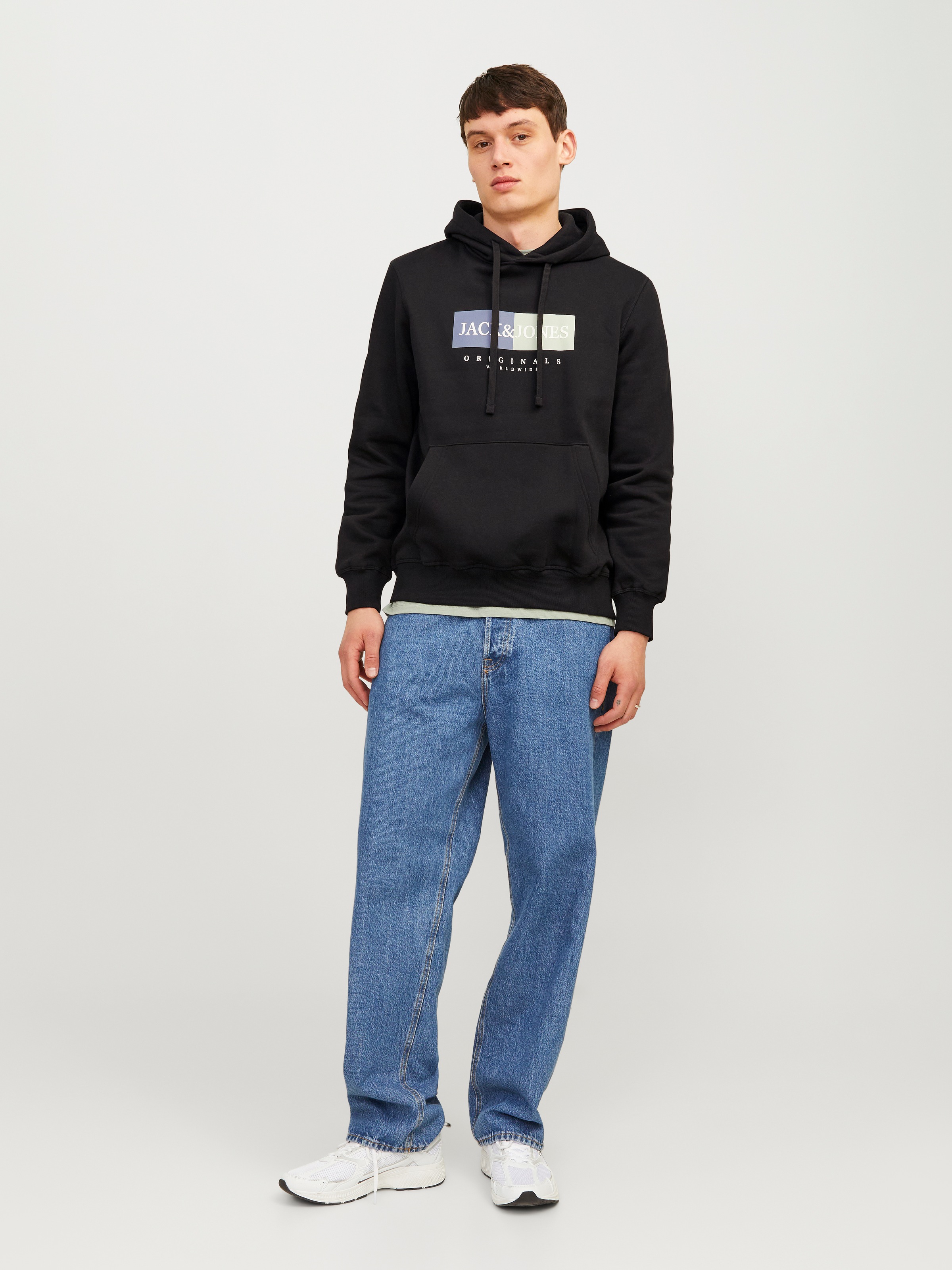 Jack & Jones Kapuzensweatshirt »JORFREDERIKSBERG BOX SWEAT HOOD SN«