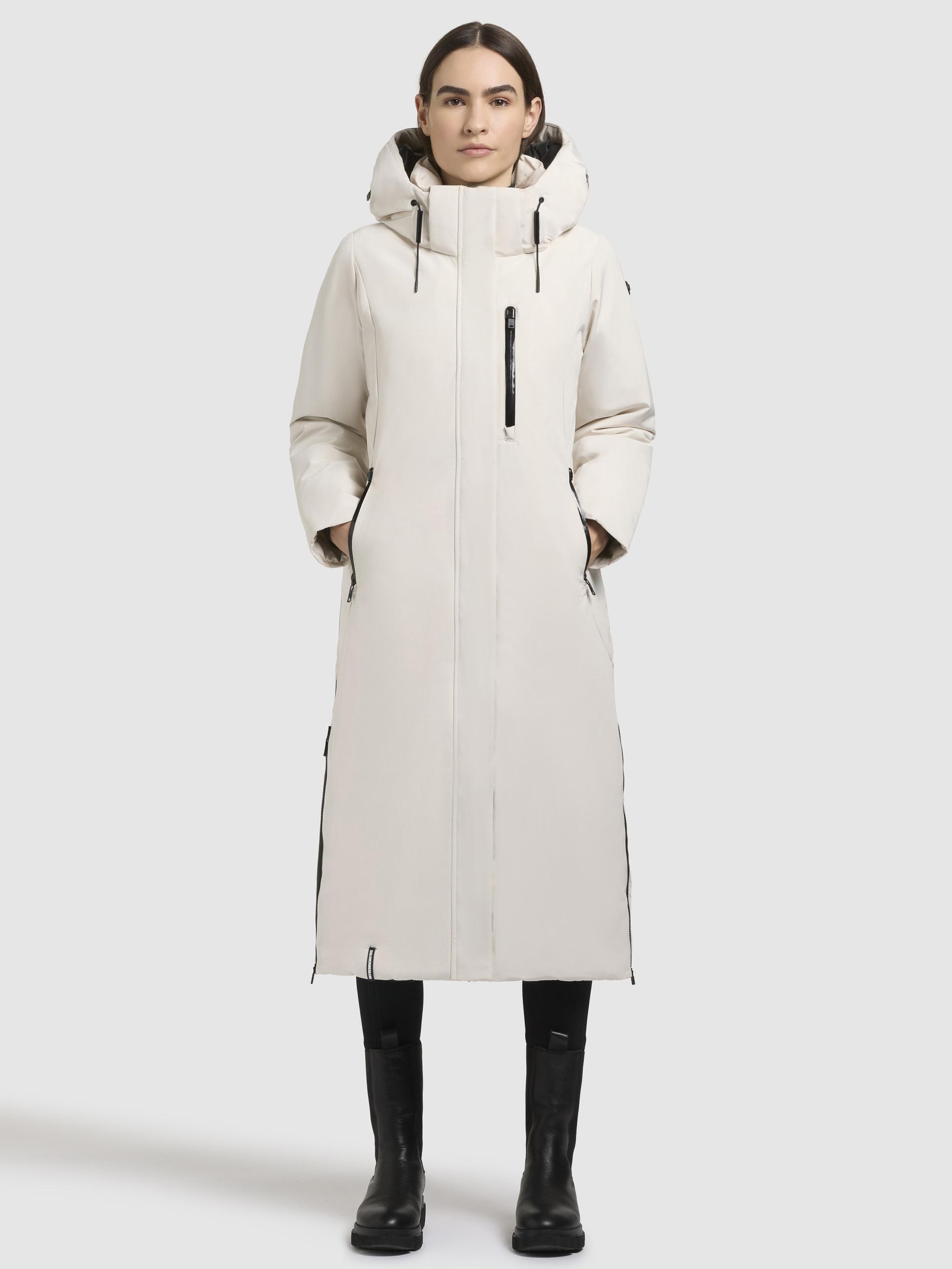 khujo Wintermantel »Wintermantel Lofi2«, Langer Damen Winterparka mit Kapuze