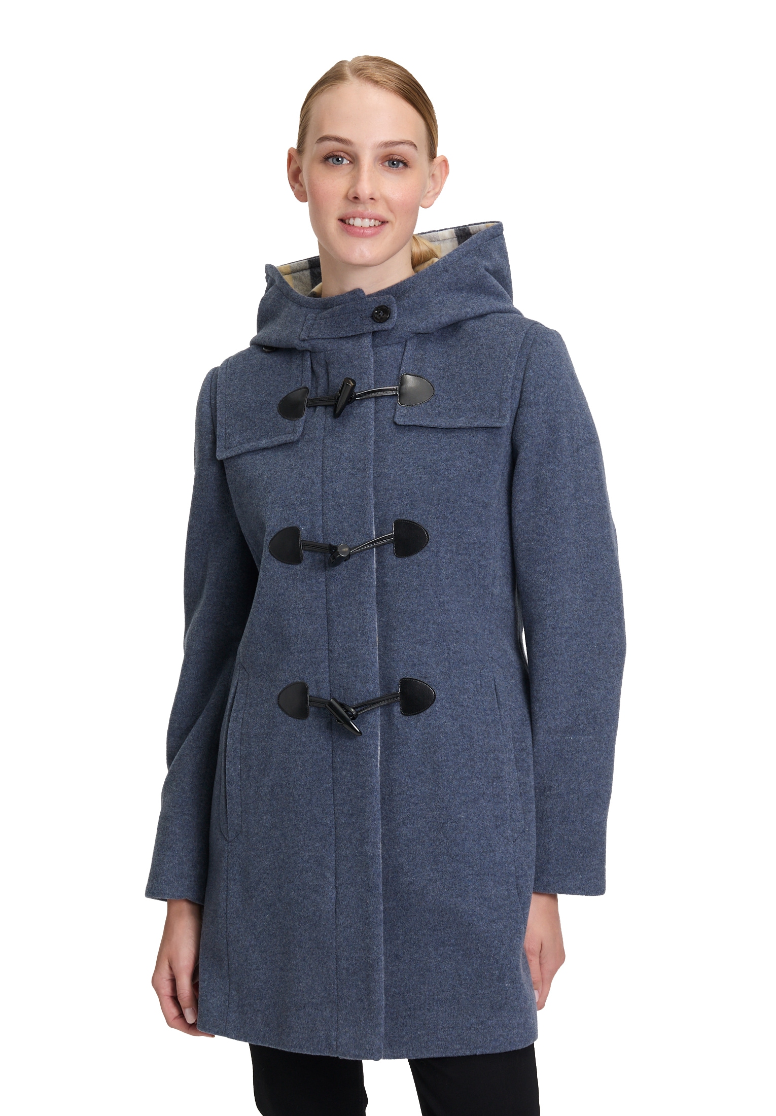 Gil Bret Wolljacke »Dufflecoat mit Kapuze«