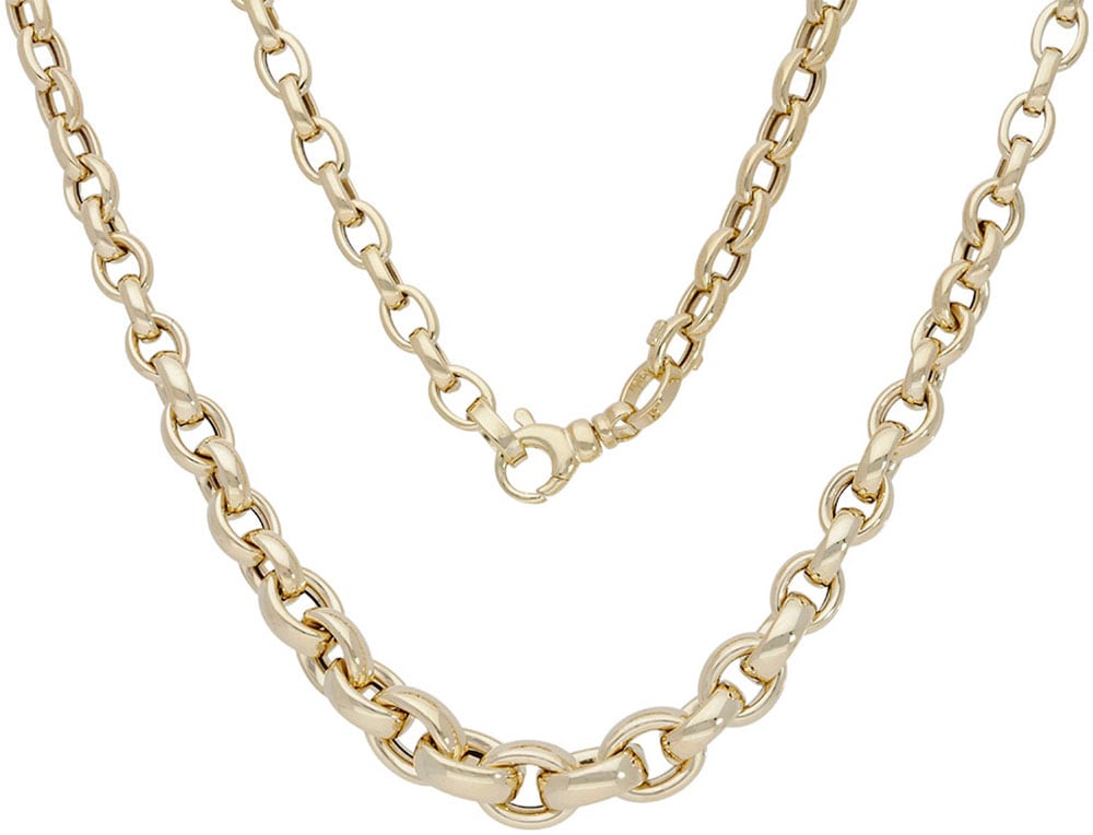 Firetti Collierkettchen »Schmuck Geschenk Gold 585 Ankerkette Halskette, ca. 4,6-7 mm breit«