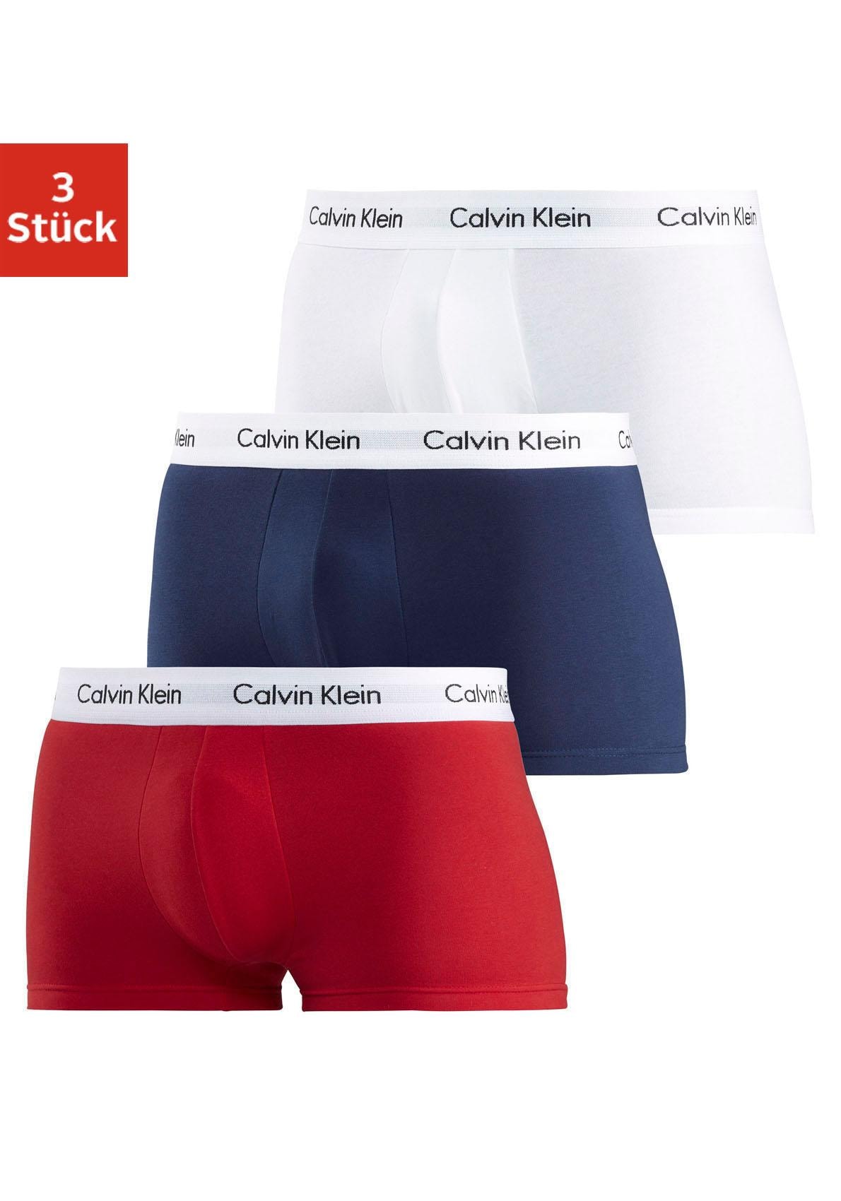 Calvin Klein Underwear Hipster, (3 St.), mit weißem Webbund