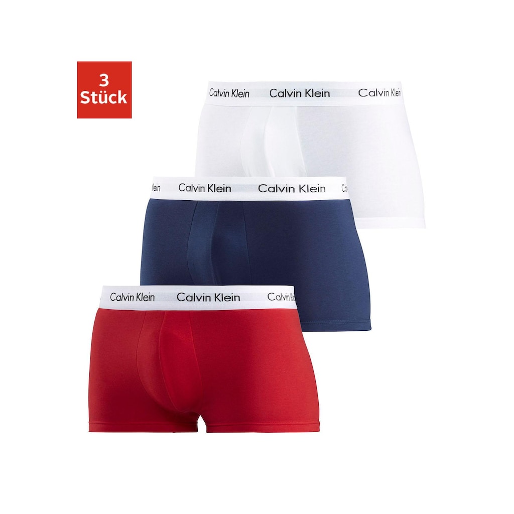 Calvin Klein Underwear Hipster, (3 St.), mit weißem Webbund