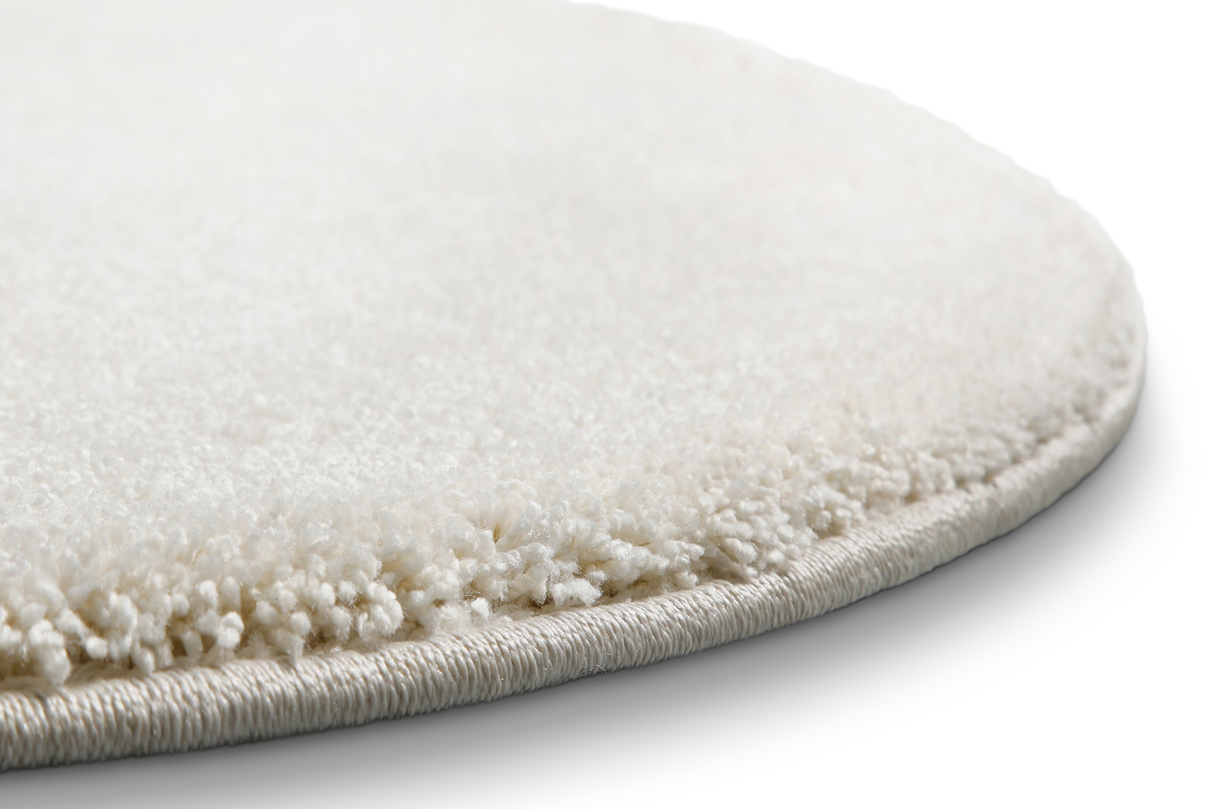 Wecon home Basics Hochflor-Teppich »Nova«, rund, 25 mm Höhe, Shaggy, gewebt, robust, Wohnzimmer, Schlafzimmer