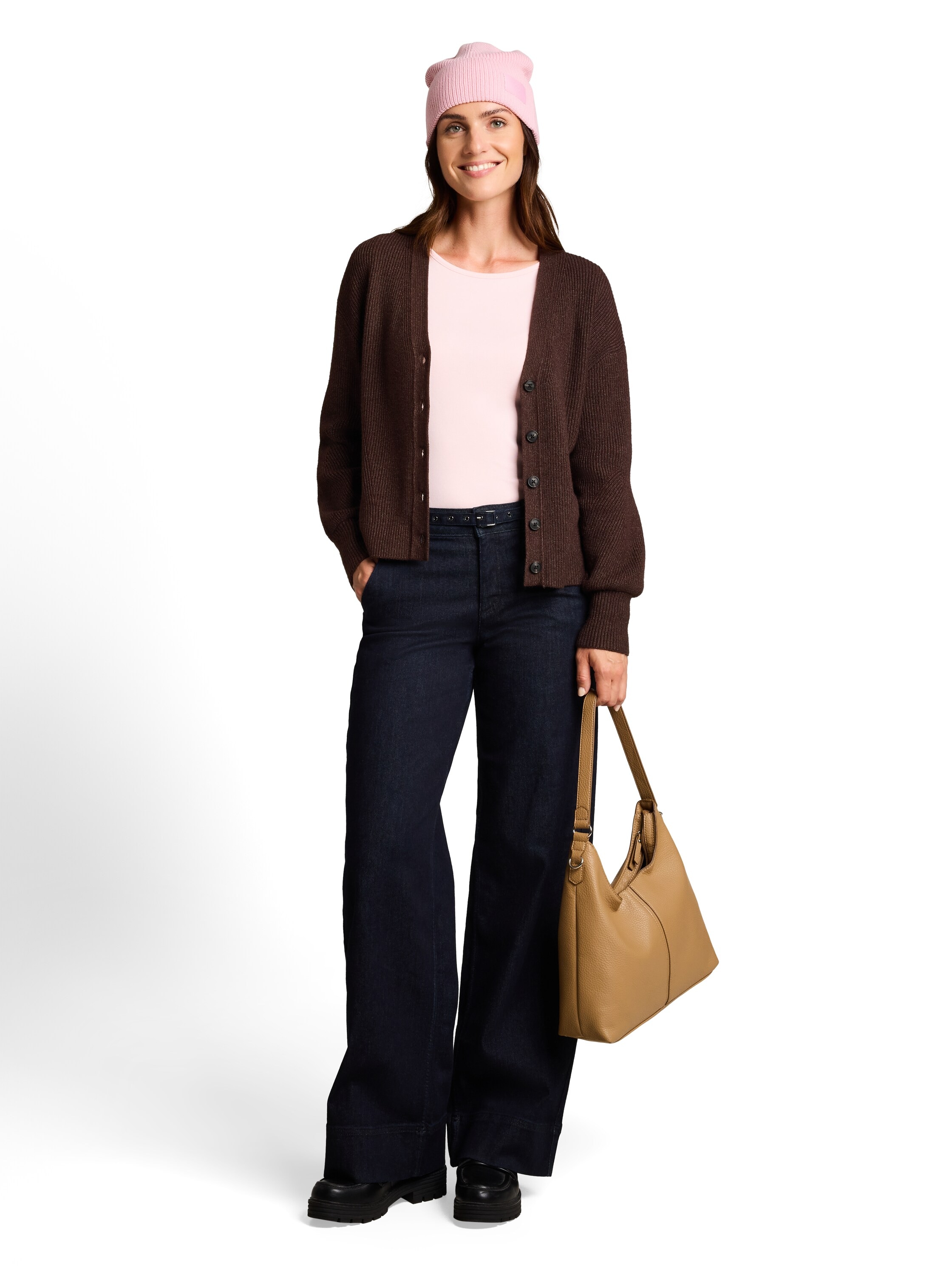TOM TAILOR Strickjacke »Oversized« mit V-Ausschnitt
