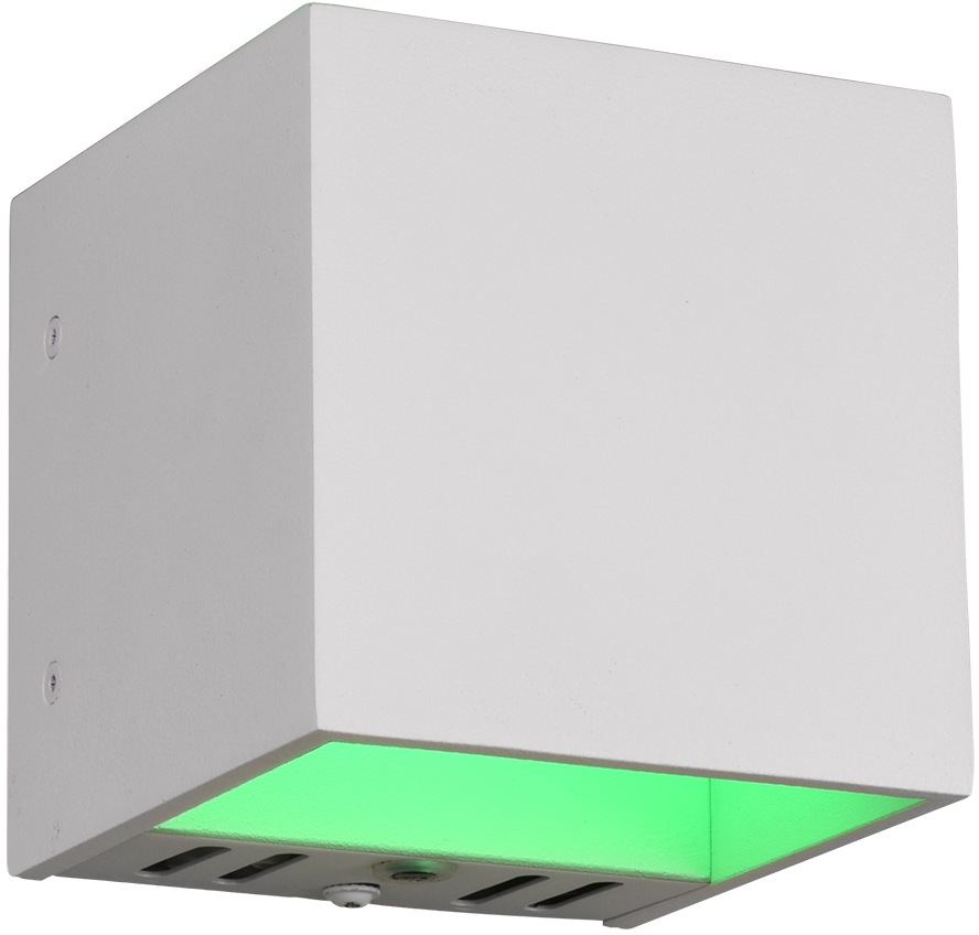 TRIO Leuchten LED Wandleuchte »Figo«, 1 flammig, Leuchtmittel LED-Modul | LED fest integriert, WiZ Smarthome Wandlampe Steuerung per Fernbedienung + App, RGB dimmbar