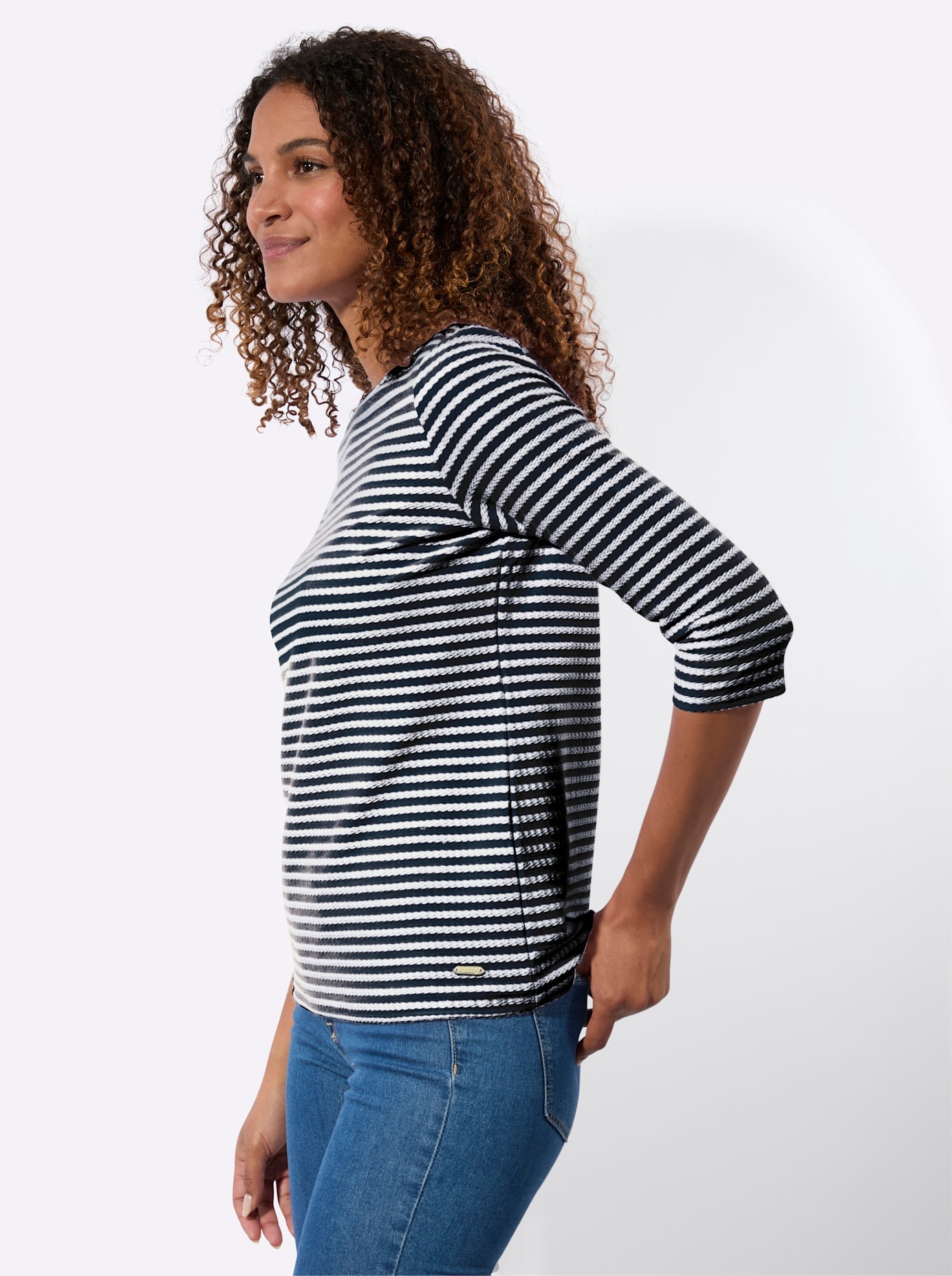 Casual Looks 3/4-Arm-Shirt »Ringelshirt« 1 tlg.