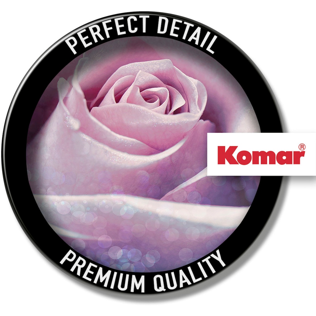Komar Fototapete »Delicate Rose«, Motiv, Deutsches Qualitätsvlies (155 g/m²). Formstabil, strapazierfähig, geruchsfrei, glatt und umweltfreundlich. FSC®-zertifiziertes Produkt. Bahnbreite 50 cm.