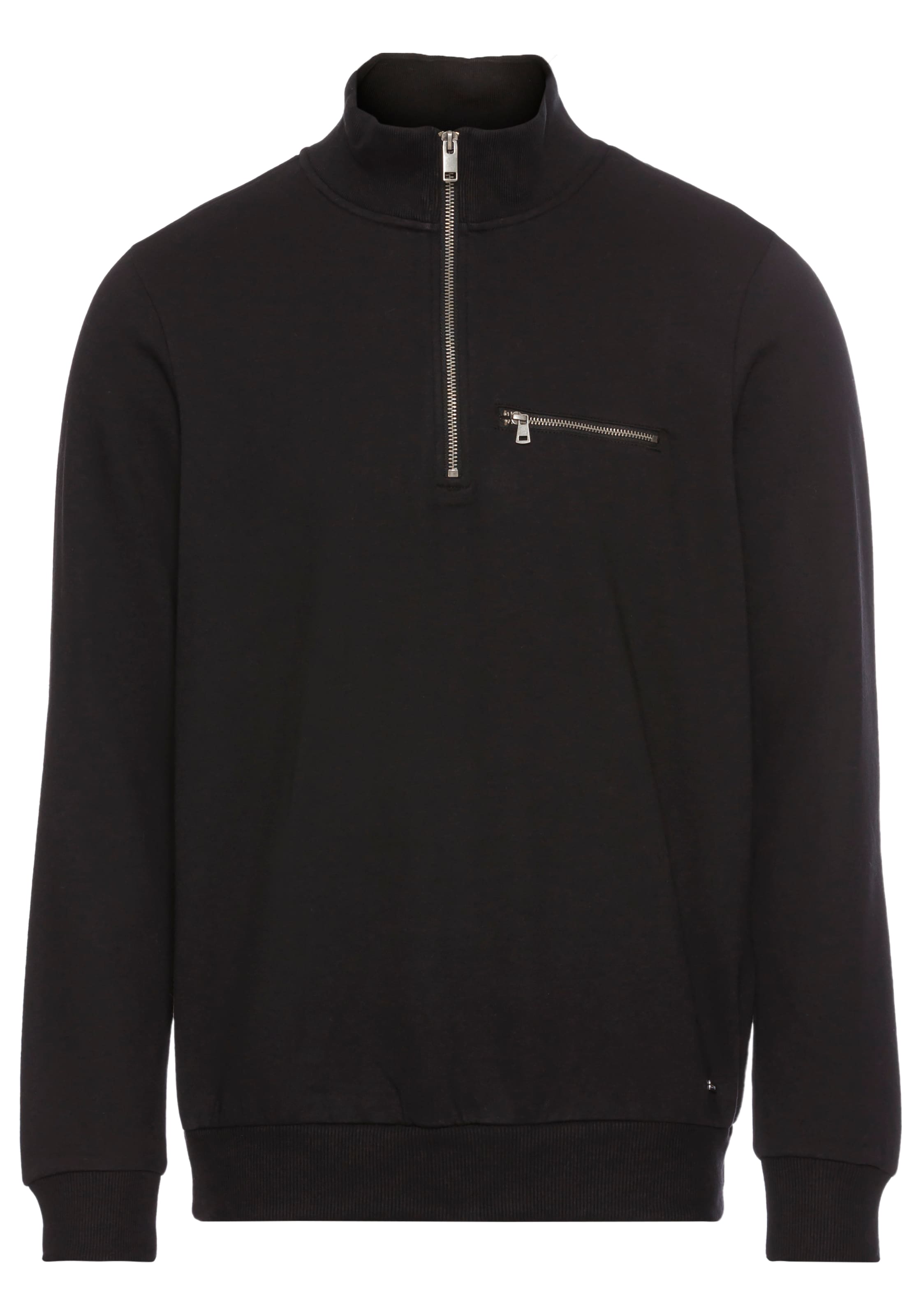 Bruno Banani Sweatshirt, mit Troyer Kragen