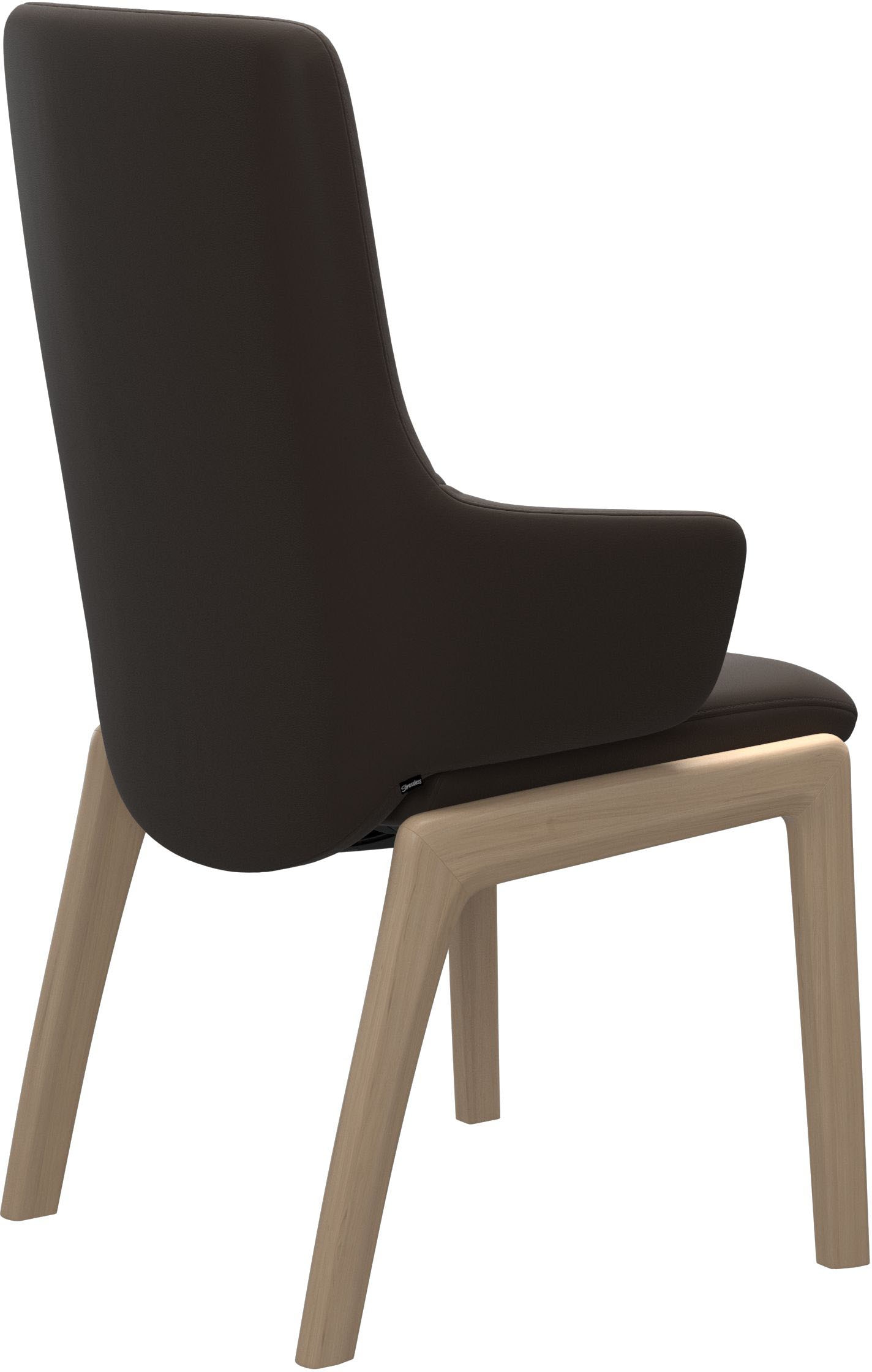 Stressless® Polsterstuhl »Laurel«, Leder BATICK, High Back mit Armlehne, Größe L, mit abgerundeten Beinen in Eiche