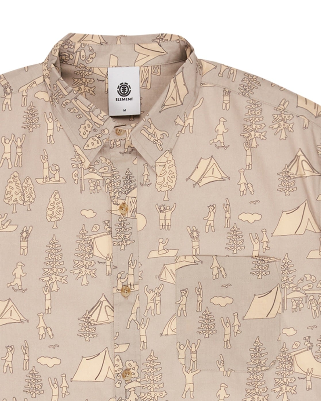 Element Kurzarmhemd »Regular Classic Printed«