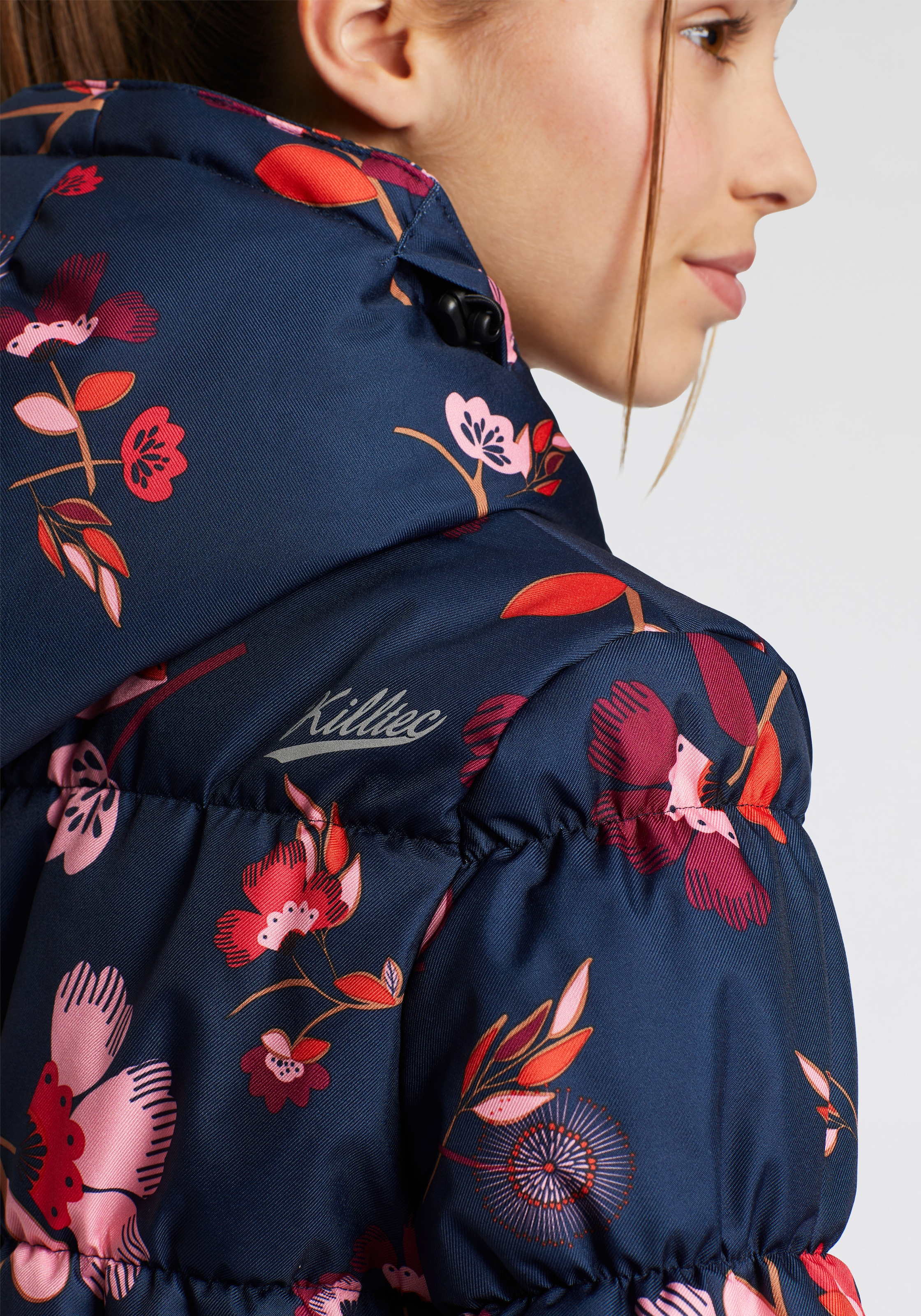 Killtec Steppjacke »KW 316 GRLS JCKT OT für Mädchen« mit Kapuze wärmend & wind- & wasserabweisend