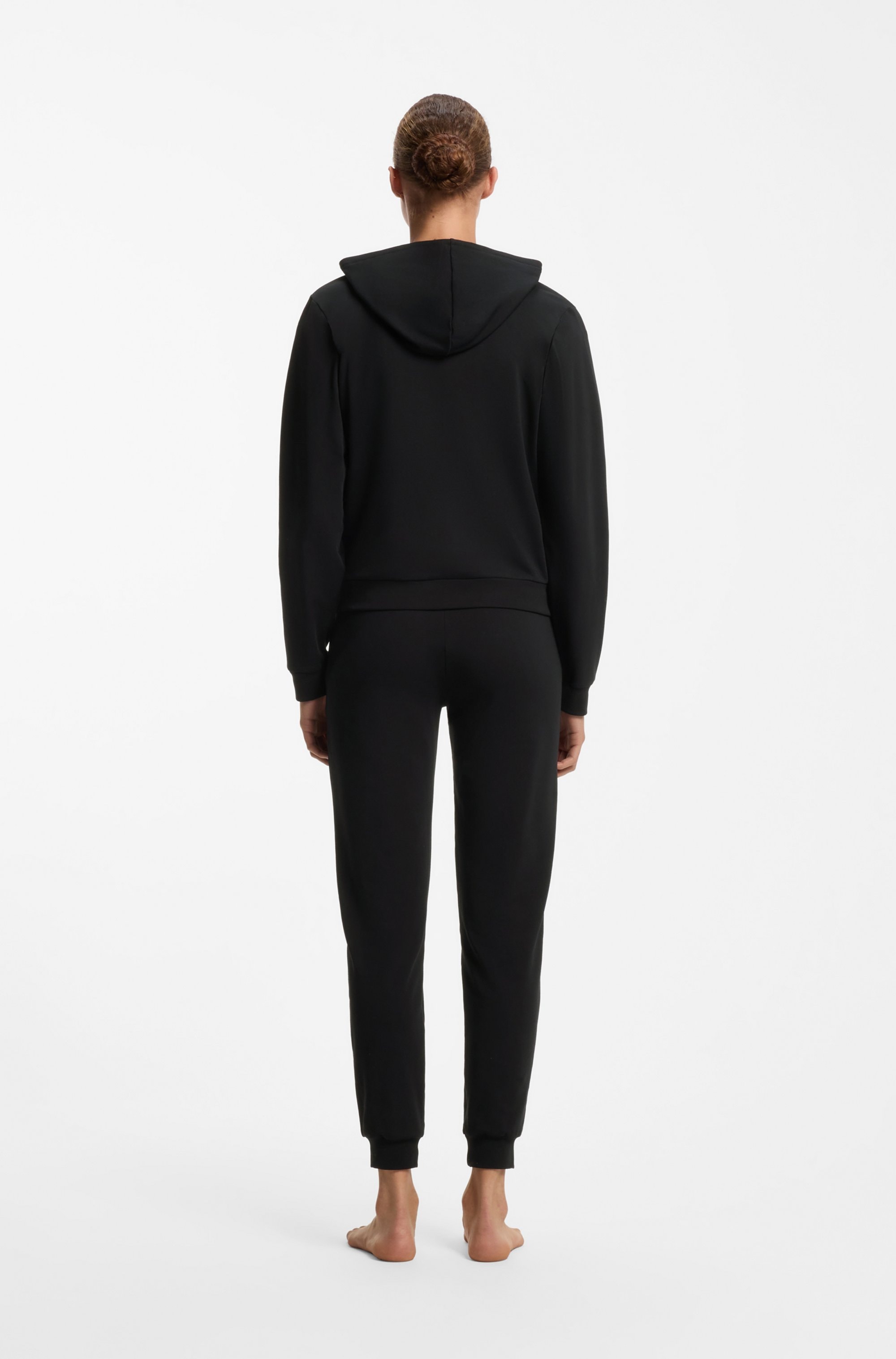 HUGO Underwear Sweatjacke Kapuze, Reißverschluss, gerade geschnitten