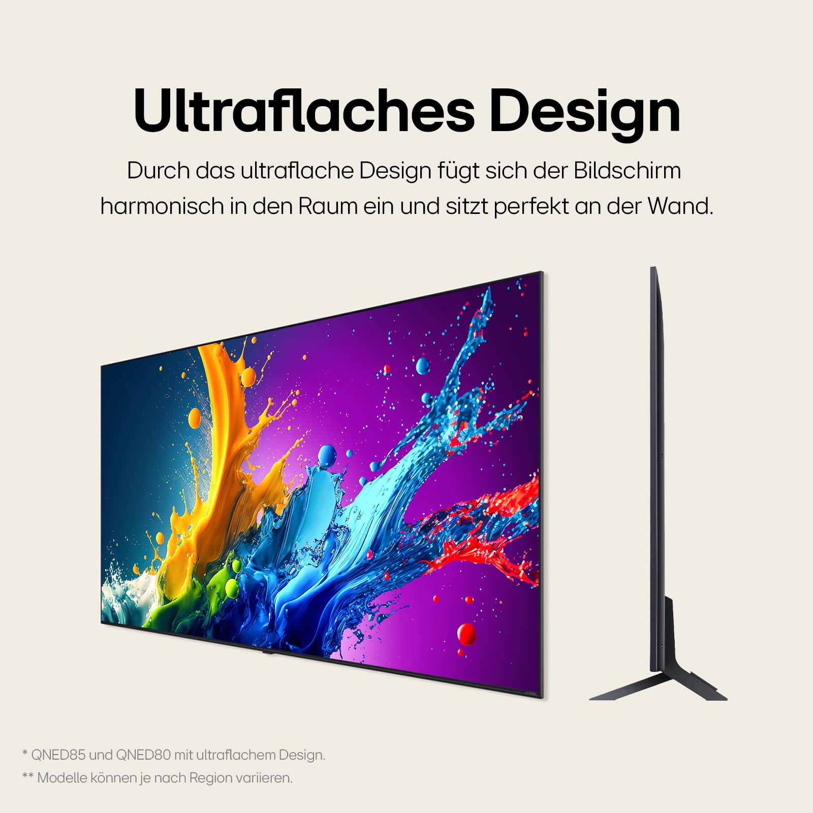 LG QNED-Fernseher »75QNED80T6A«, 4K Ultra HD, Smart-TV