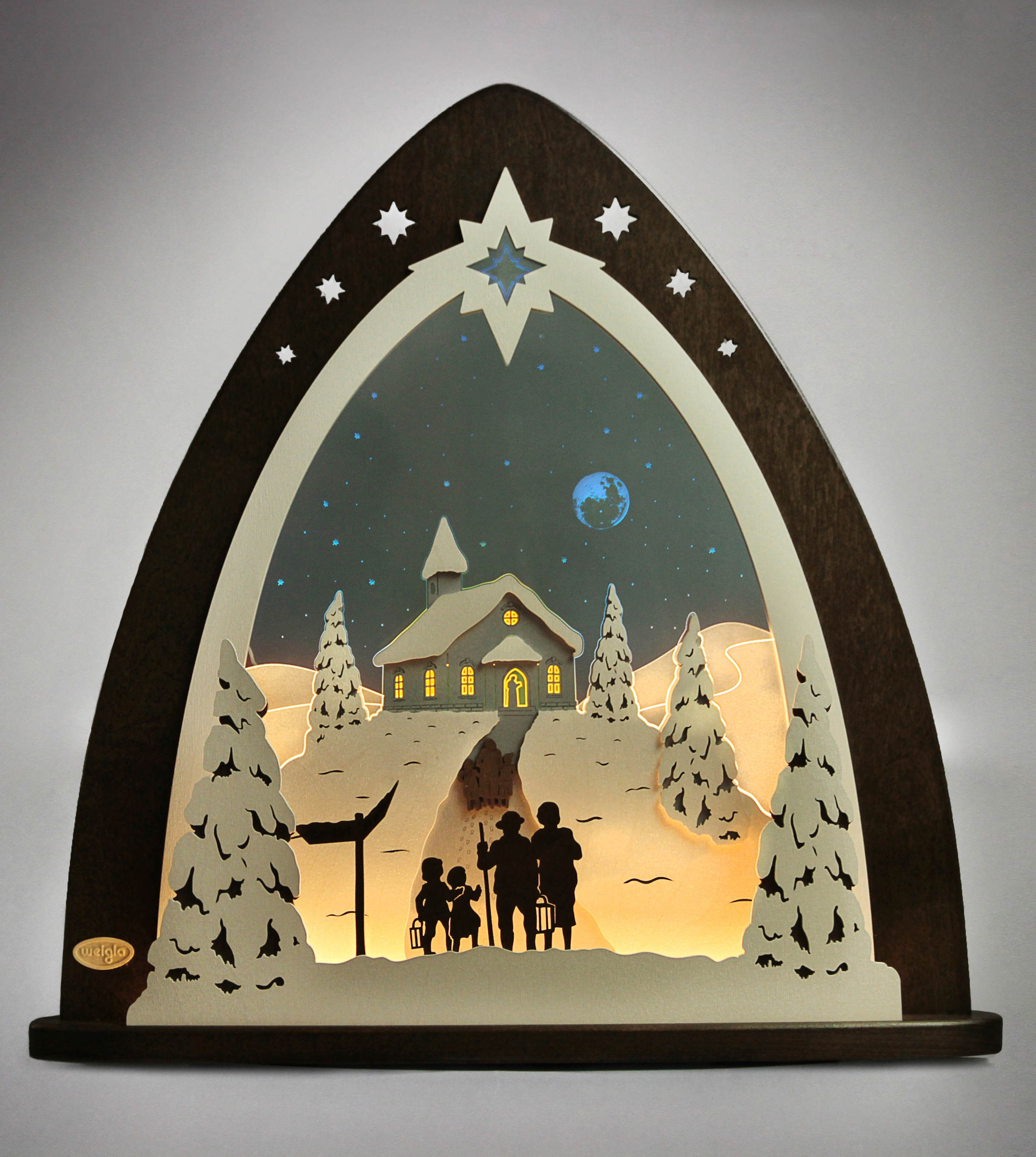 bei Weigla in Optik 3D Lichterbogen OTTO »Bergkapelle, Weihnachtsdeko«,