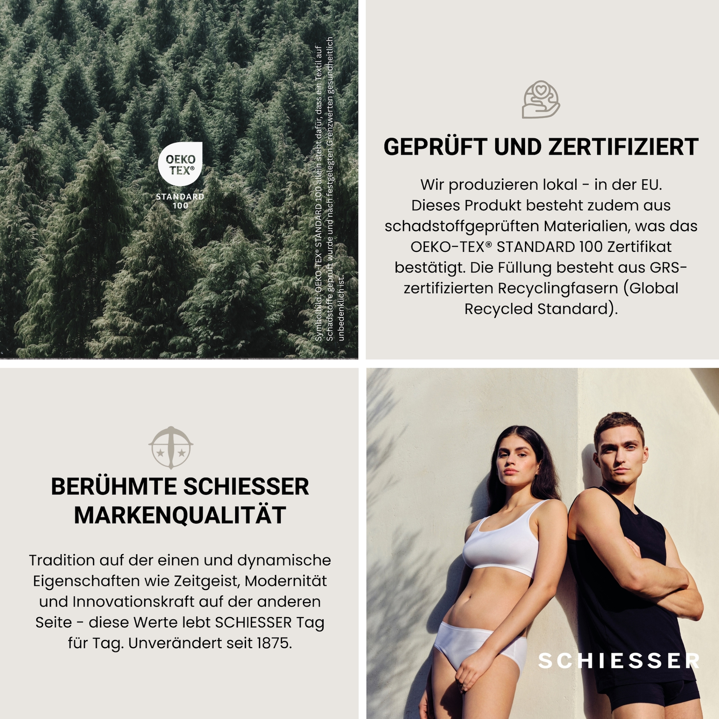 Schiesser Microfaserbettdecke »Feels like Down« normal 1 Stk. tlg.