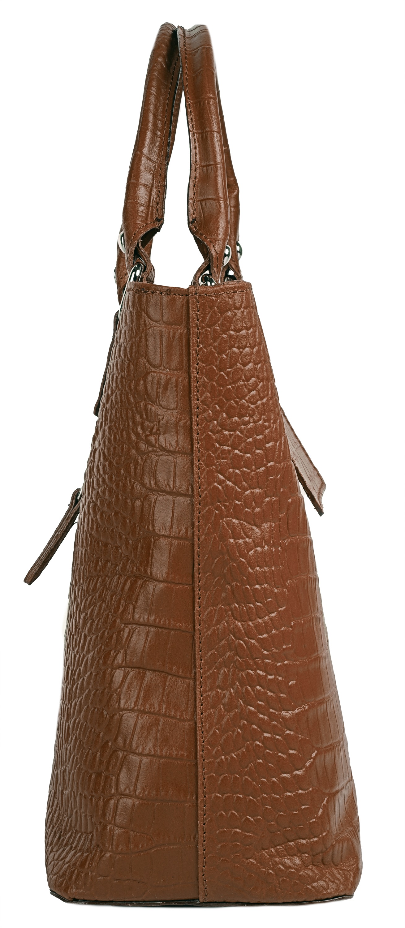 Cluty Henkeltasche echt Leder, Made in Italy