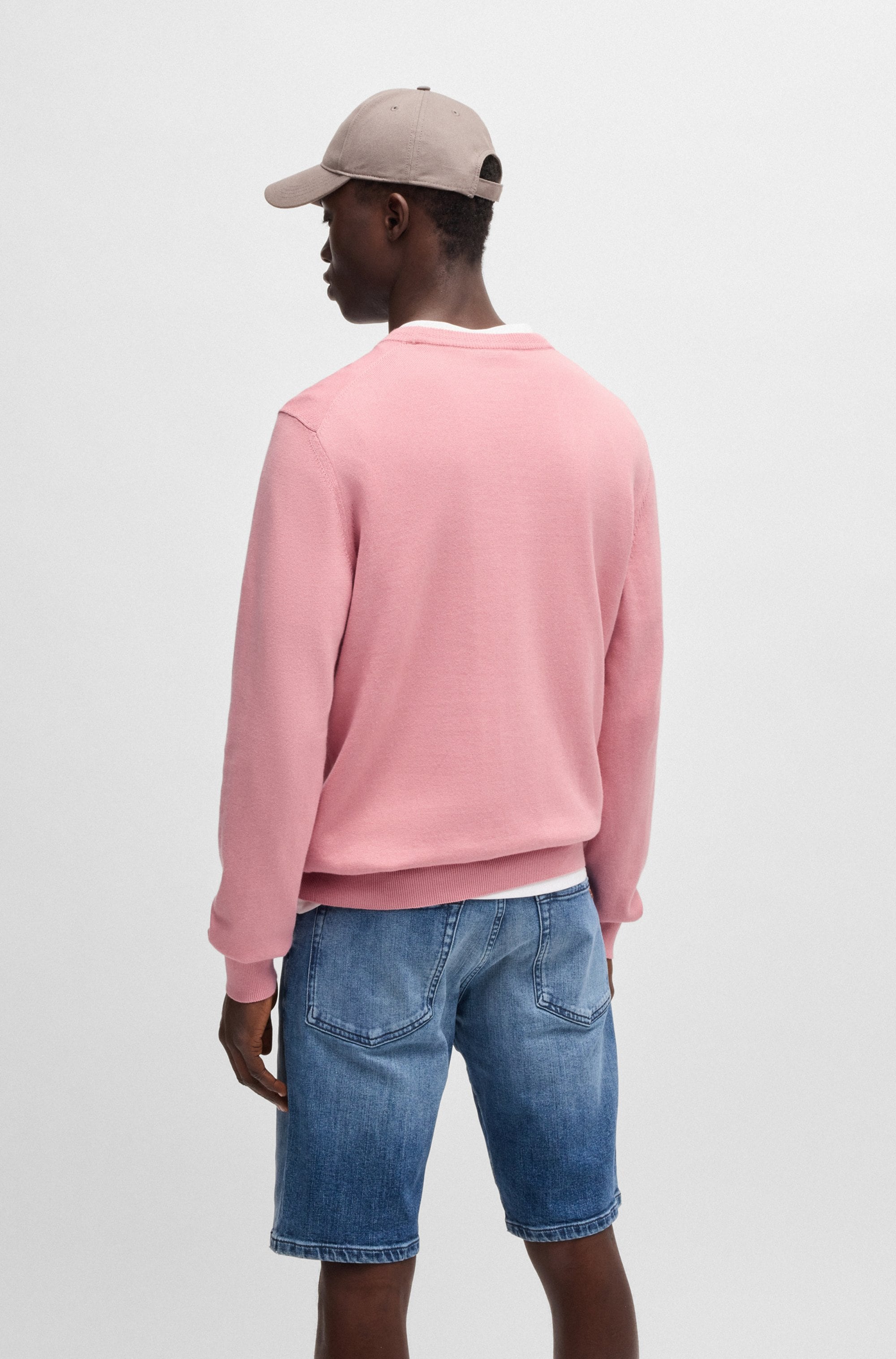 BOSS ORANGE Strickpullover »Kanovano«, mit Rundhalsausschnitt