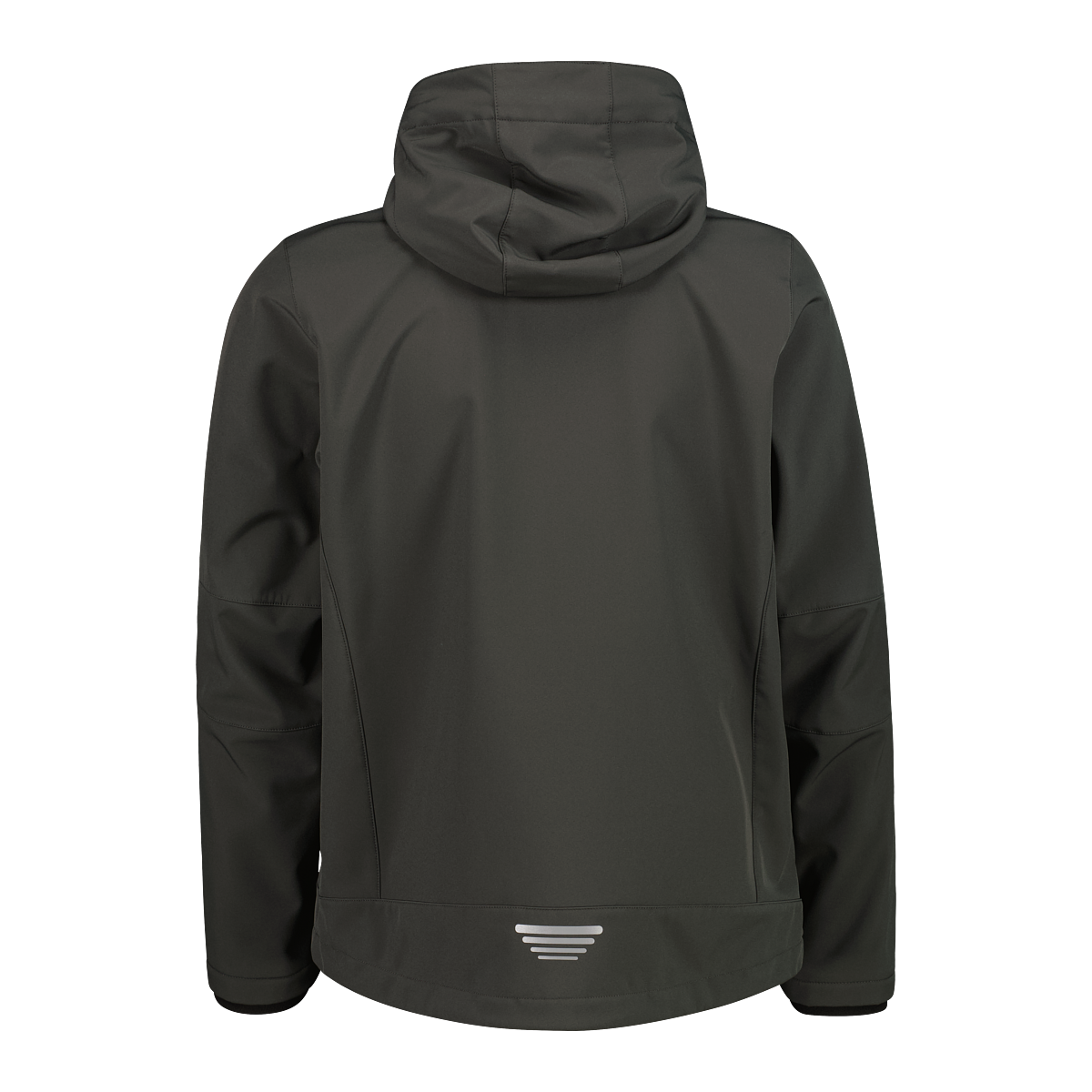 CMP Softshelljacke mit Kapuze mit hochschließendem Kragen, 3-lagig, wasserabweisend, winddicht