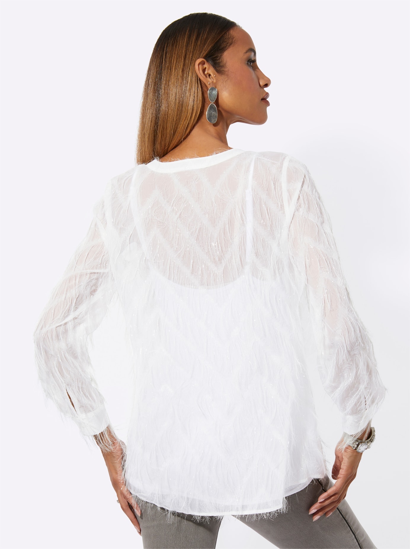 creation L Langarmbluse