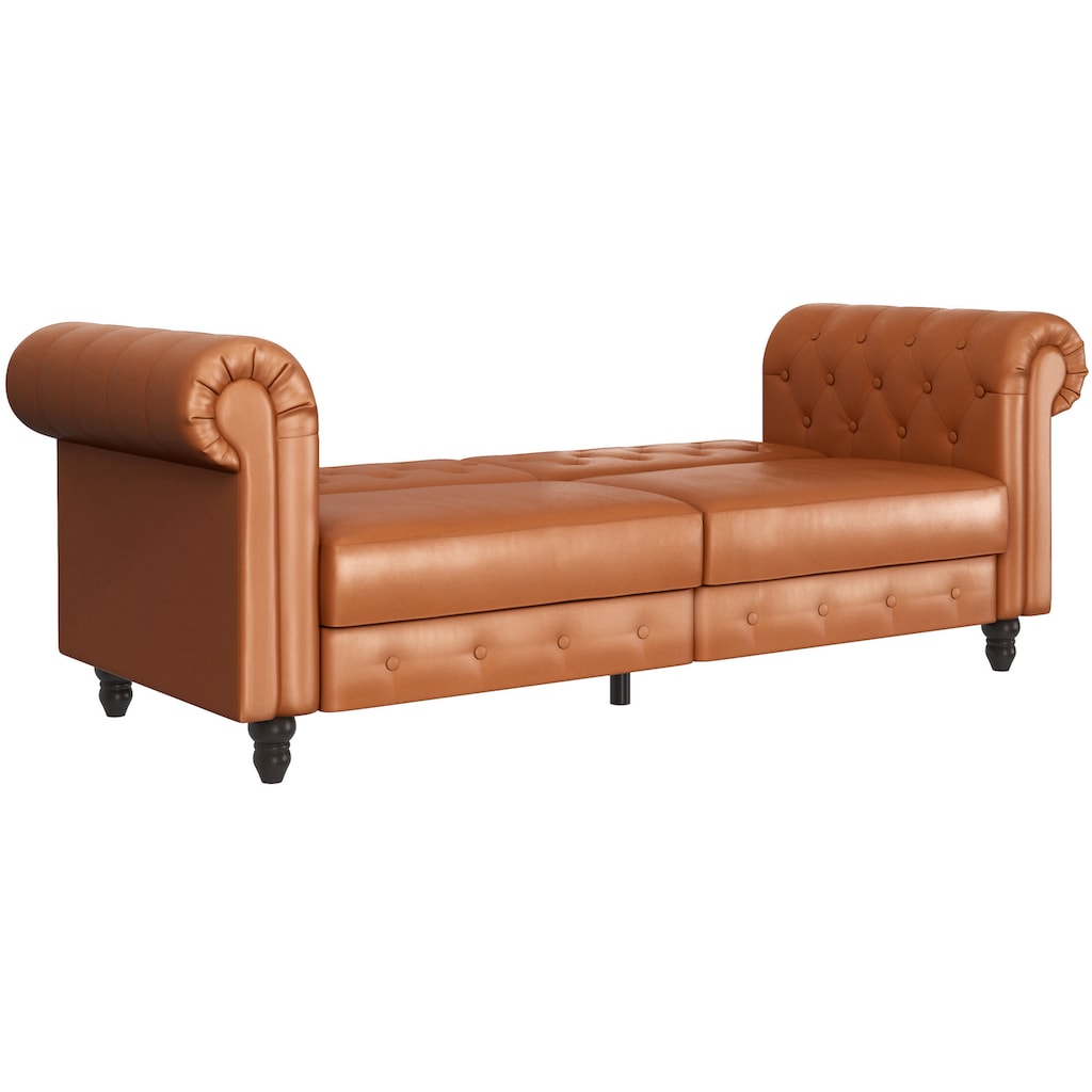 Dorel Home 3-Sitzer »Felix, Schlafsofa 236 cm, (Liegefläche 108x190cm), Rückenlehne«