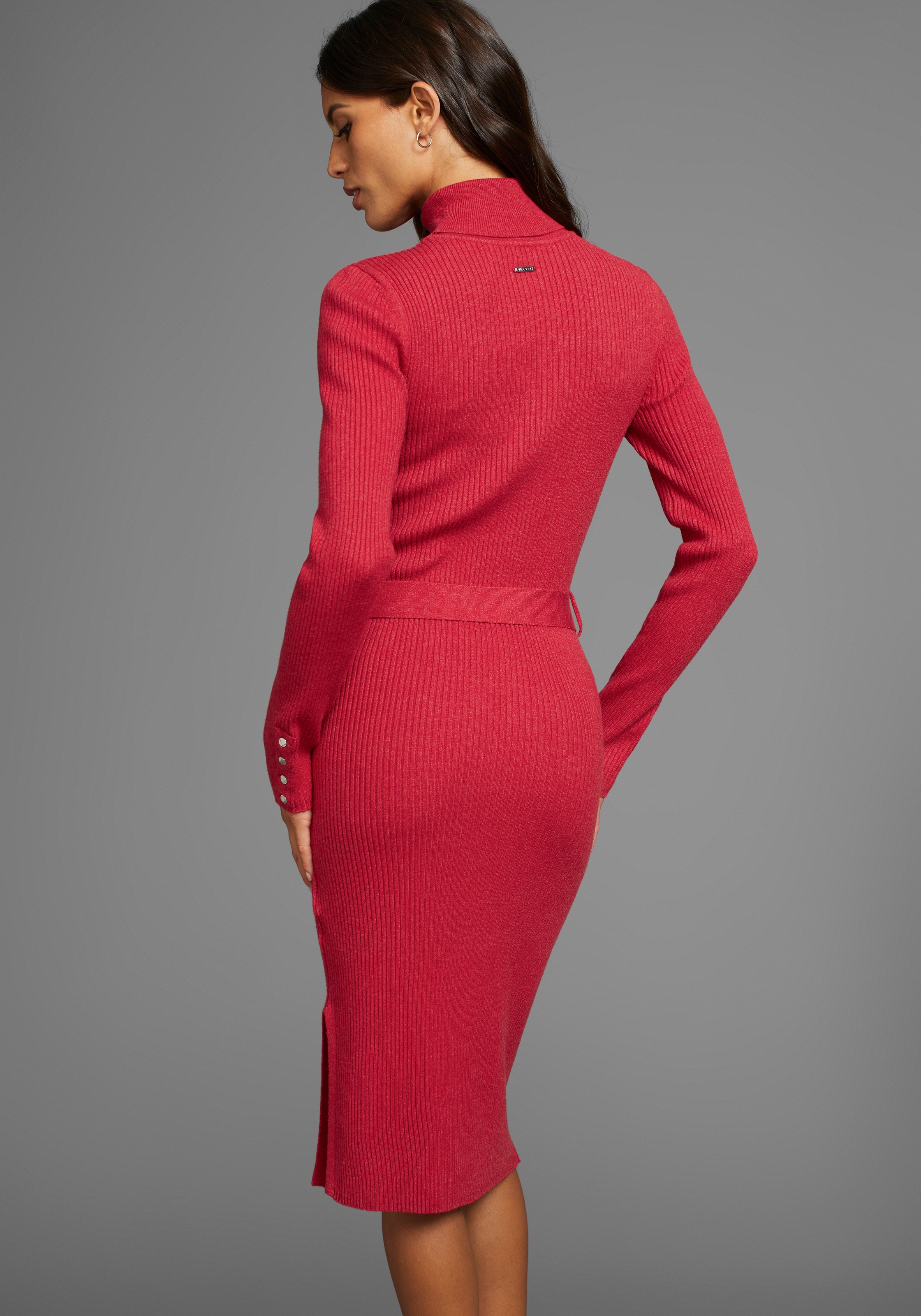 Laura Scott Strickkleid, mit Rollkragen