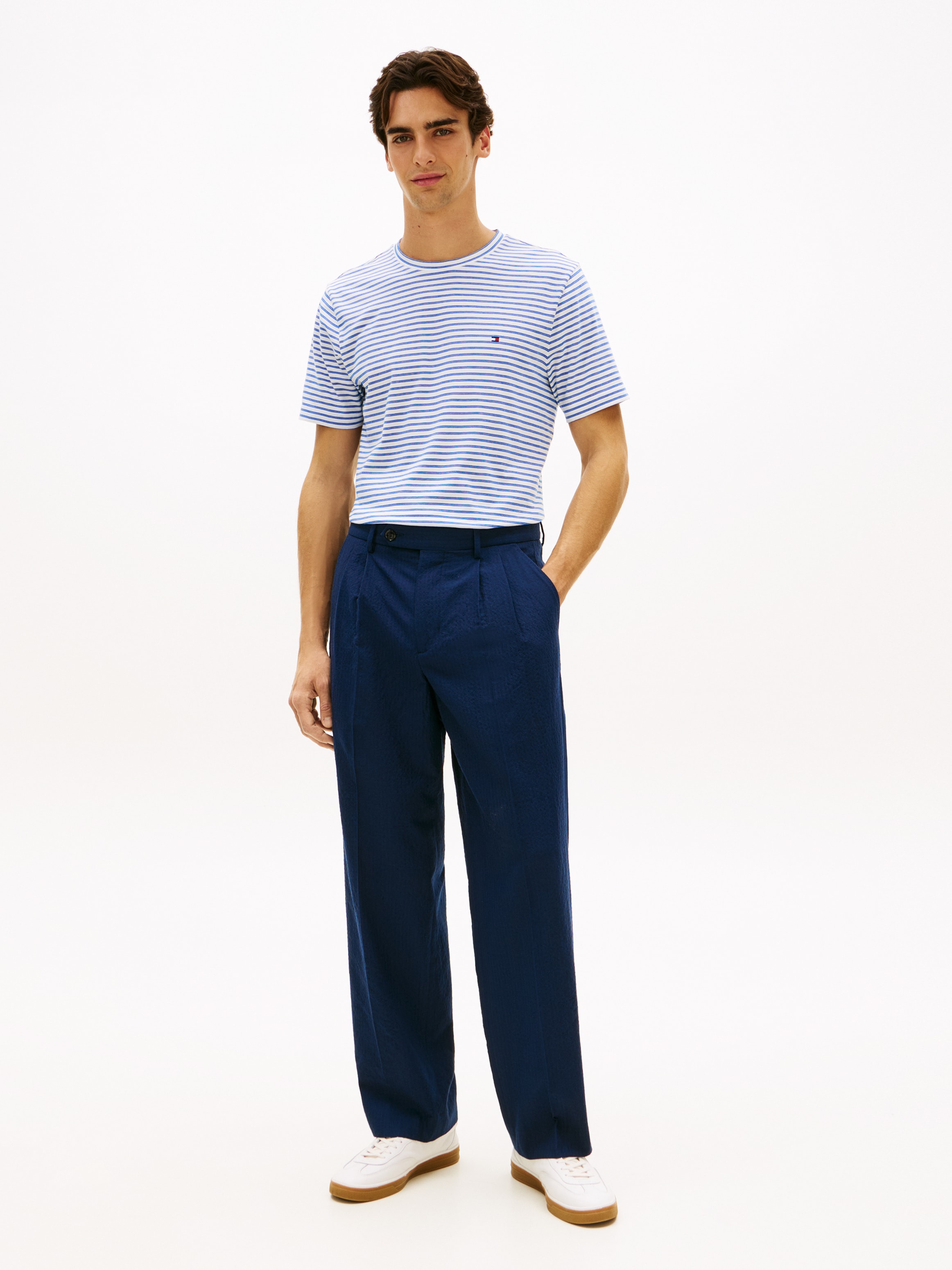 Tommy Hilfiger T-Shirt »SEASONAL STRIPE« Regular fit, gestreift, Rundhals