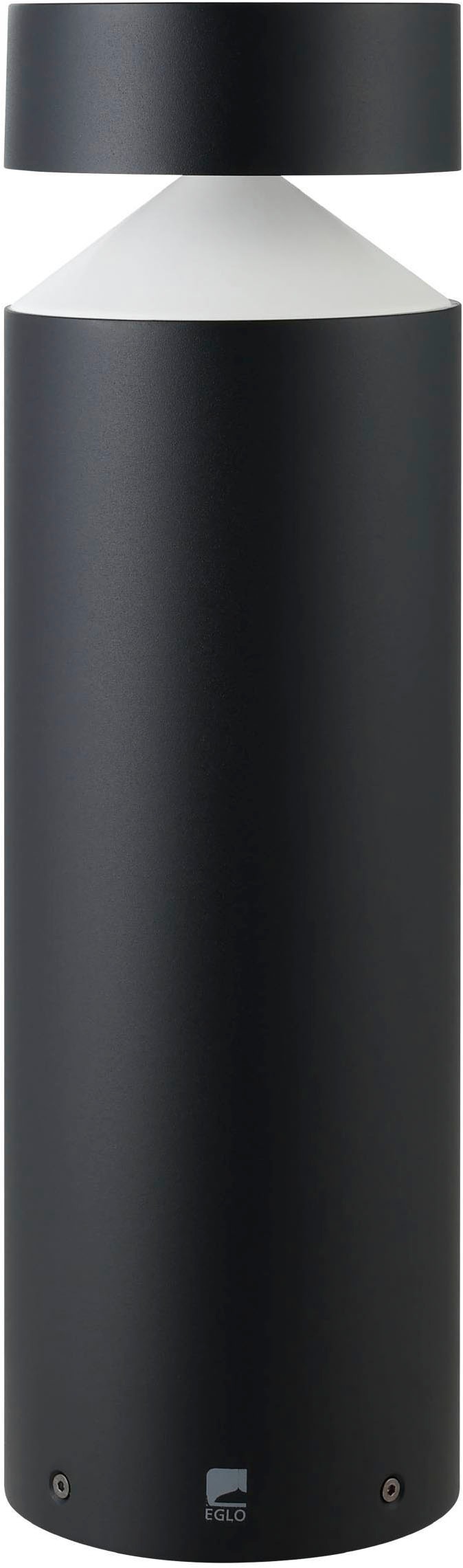 EGLO Sockelleuchte »Melzo Außen-Wegelampe, Außenleuchte, Aluguss und Kunststoff, IP44« LED-Modul 1 Stk. Warmweiß Stehleuchte - H45 x Ø13,5 cm - schwarz - 1X11W inkl.