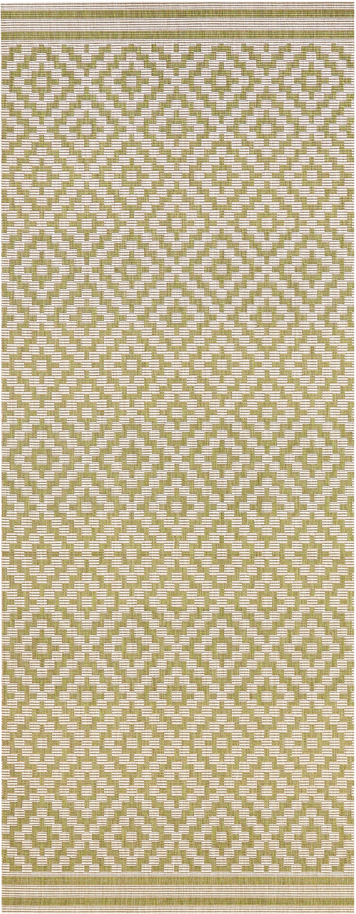 NORTHRUGS Läufer »Raute«, rechteckig, 8 mm Höhe, In-& Outdoor, Teppich, Wetterfest, Balkon, Garten, Wohnzimmer, Raute