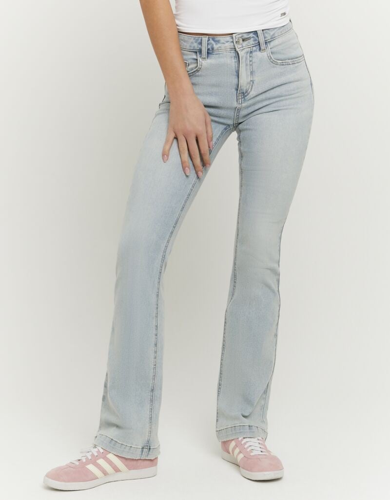 Tally Weijl Bootcut-Jeans »SPADEBOOTY« Baumwollmischung, Mid Waist