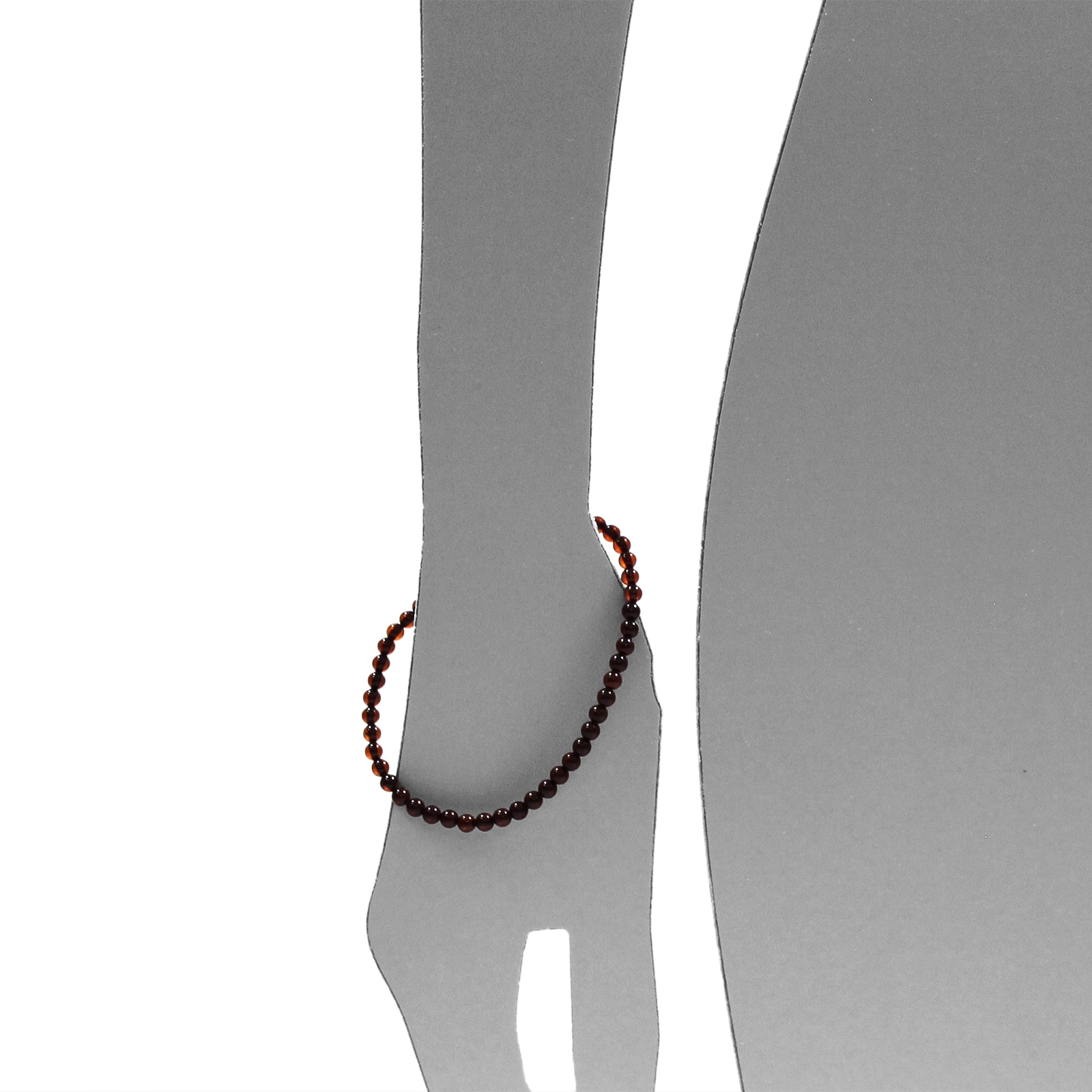 OSTSEE-SCHMUCK Armband »- Kugel 4 mm - Bernstein -,«