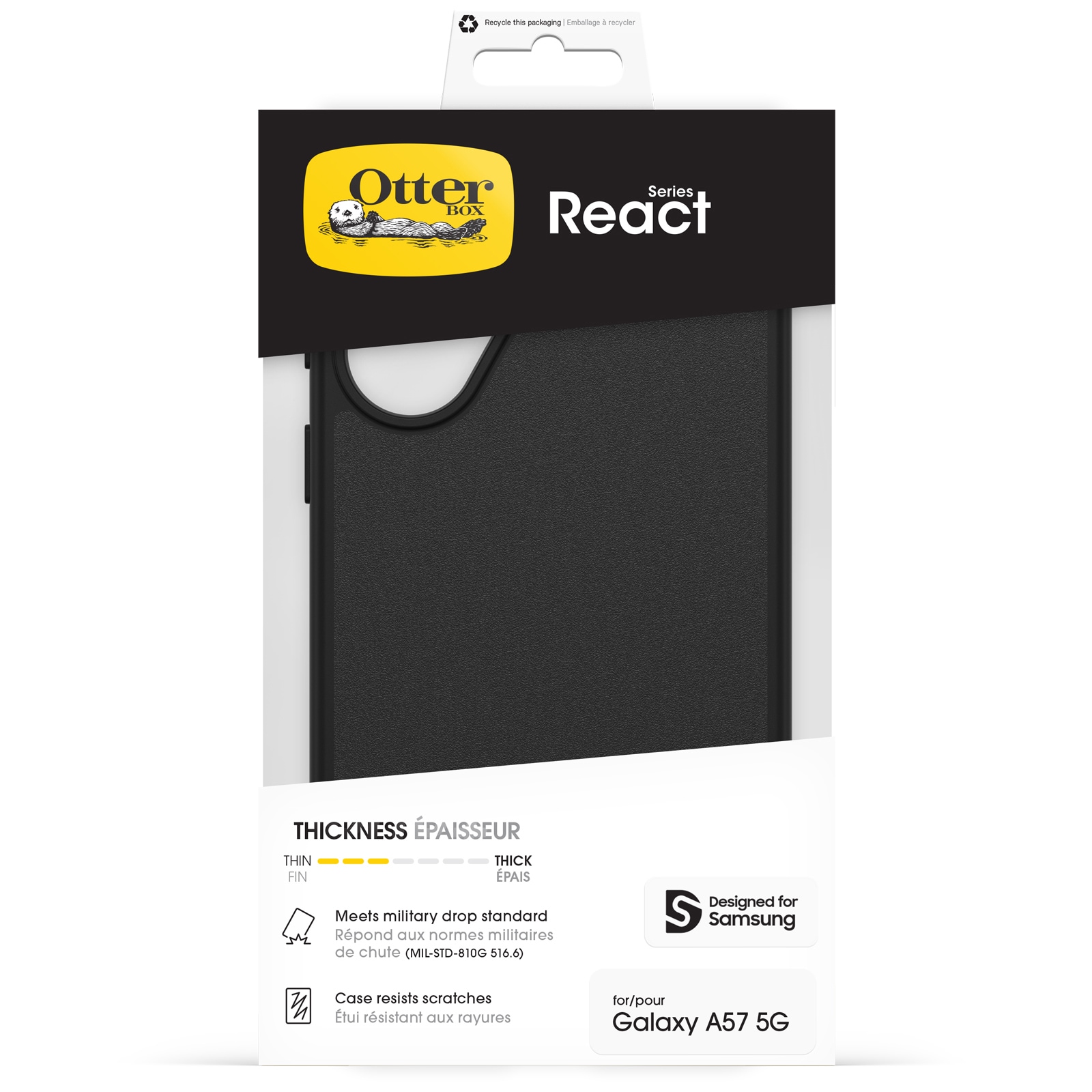Otterbox Handyhülle »React Series für Samsung Galaxy A57 5G« Smartphones Backcover, Schutzhülle, Handyschutzhülle, Case, Schutzcase, stoßfest