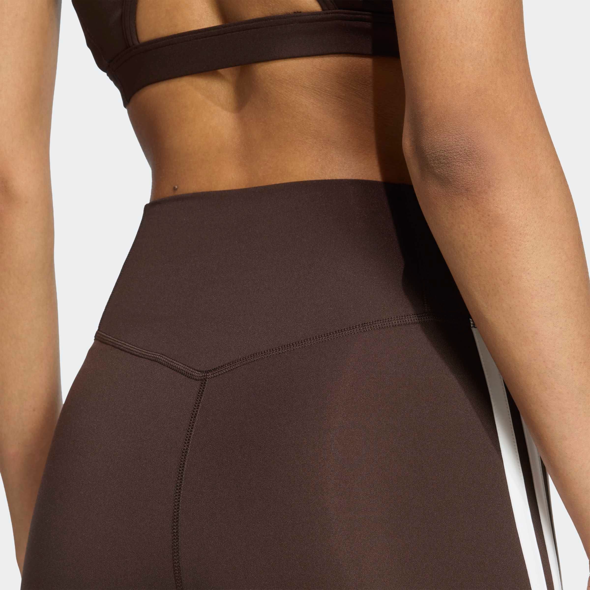 adidas Performance Trainingstights »OPTIME ESSENTIALS 3-STREIFEN FLARED LEGGINGS«  aus Polyester und Elasthan, mit climacool® Technologie