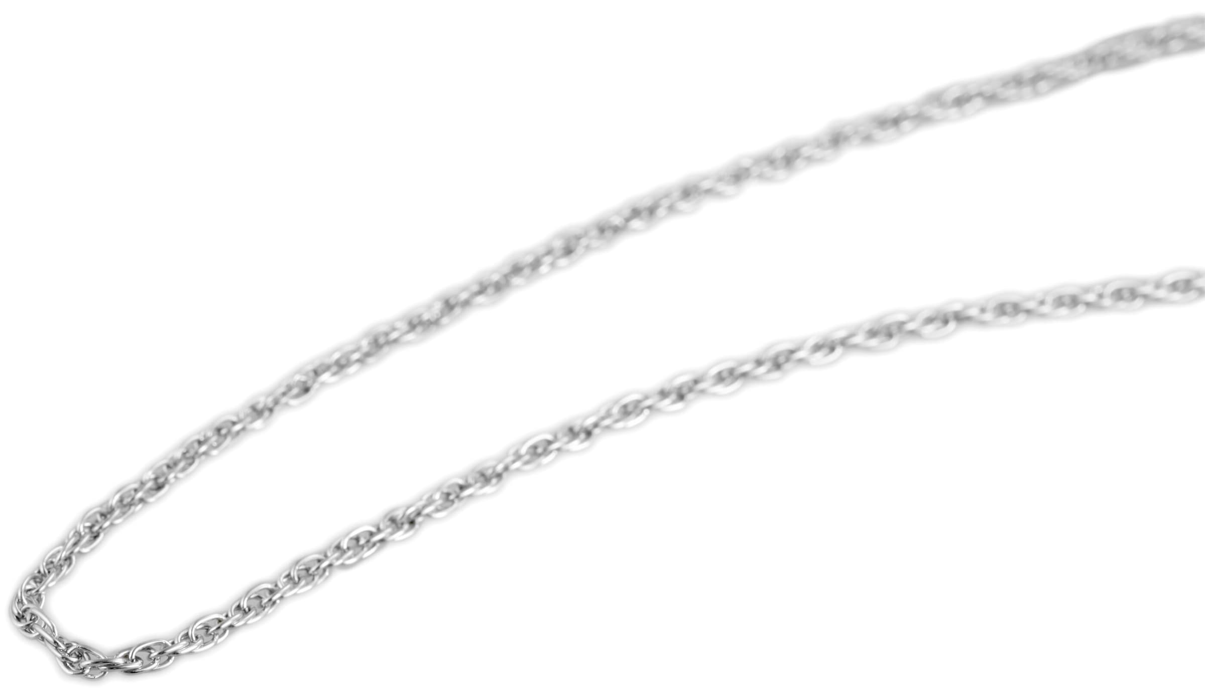 Adelia´s Gliederkette »Damen Halskette ¿ Kordelkette aus Edelstahl«