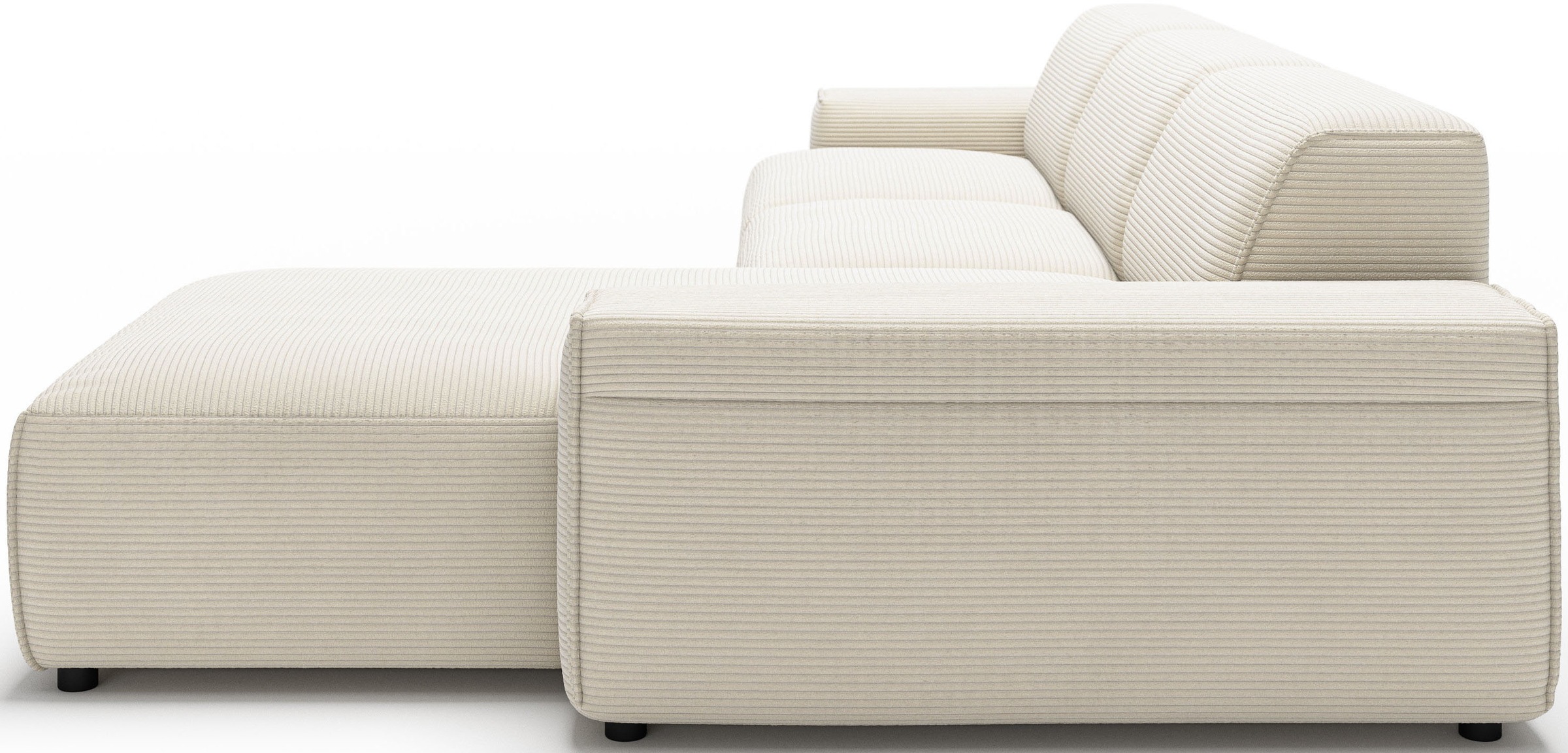 andas Ecksofa »Glimminge auch in Breitcord, Feincord, Bouclé + Easy care-Bezug«, L-Form, Breite 294, Zierkissen