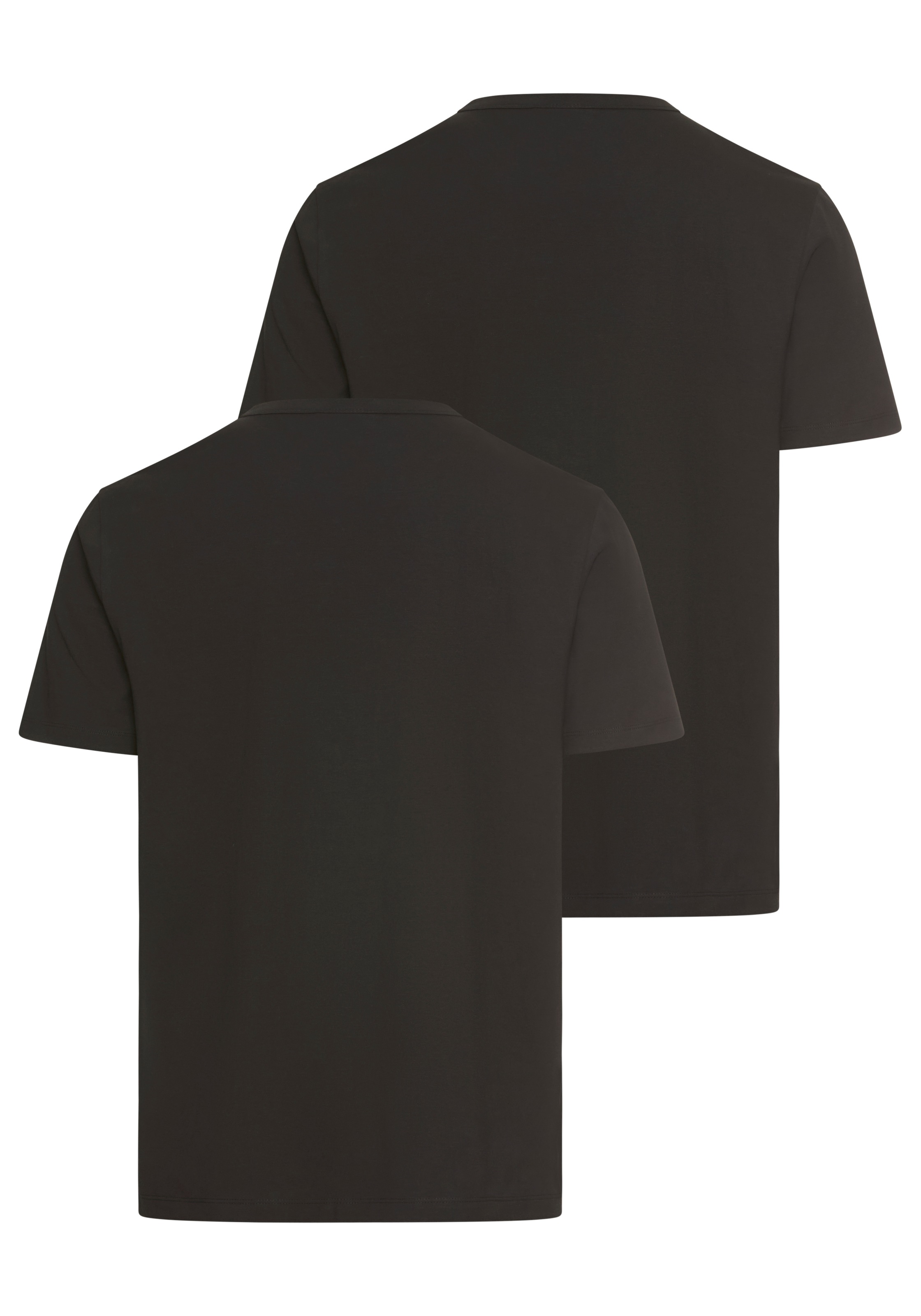 HUGO Blue T-Shirt »BLUE Naolo« Packung, 2 Stk. mit Markenlabel am Saum