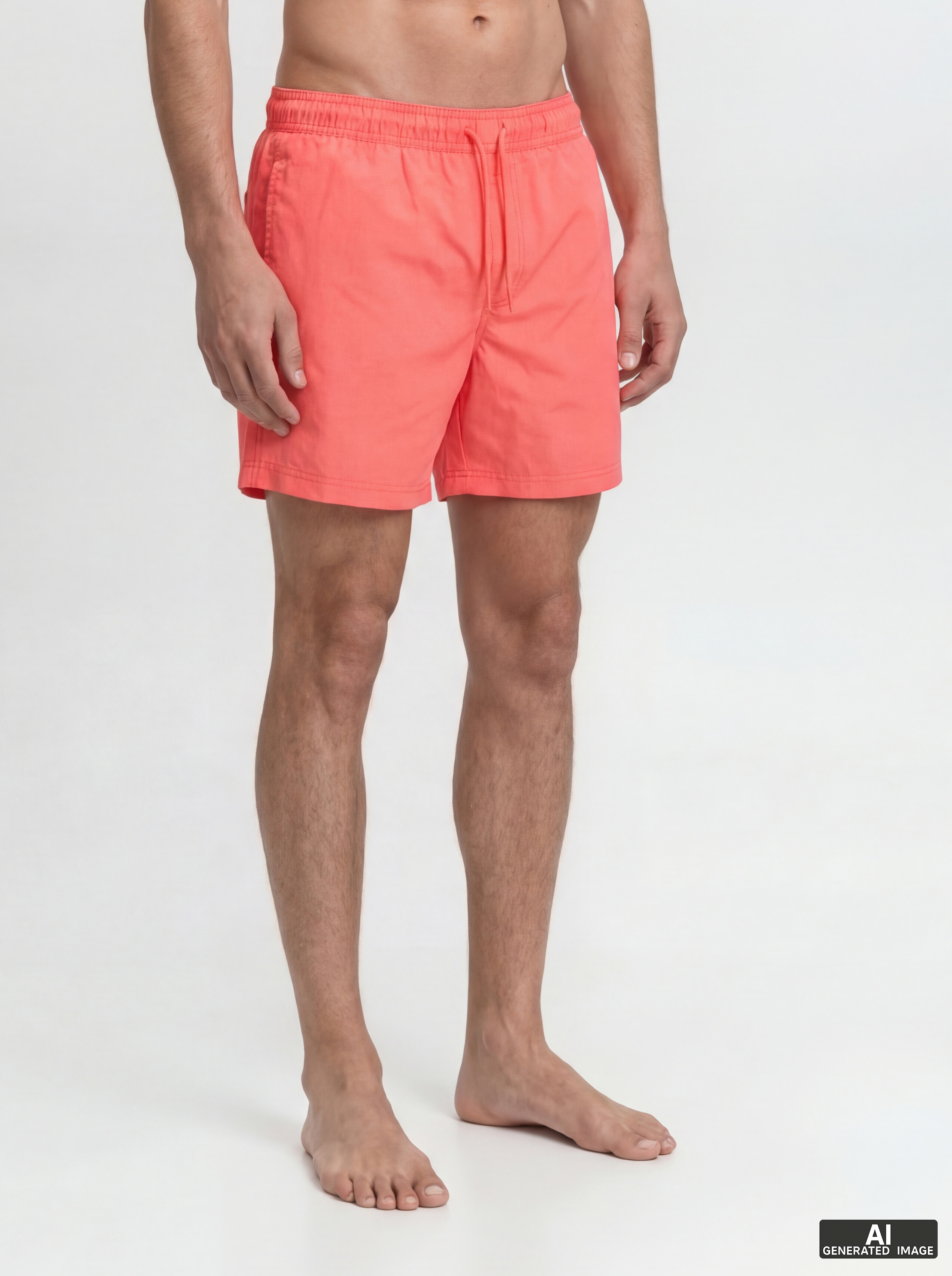 Jack & Jones Badeshorts »JPSTMAUI TROPIC SOLID SWIM SHORTS SN« Kunstfaser, normal geschnitten