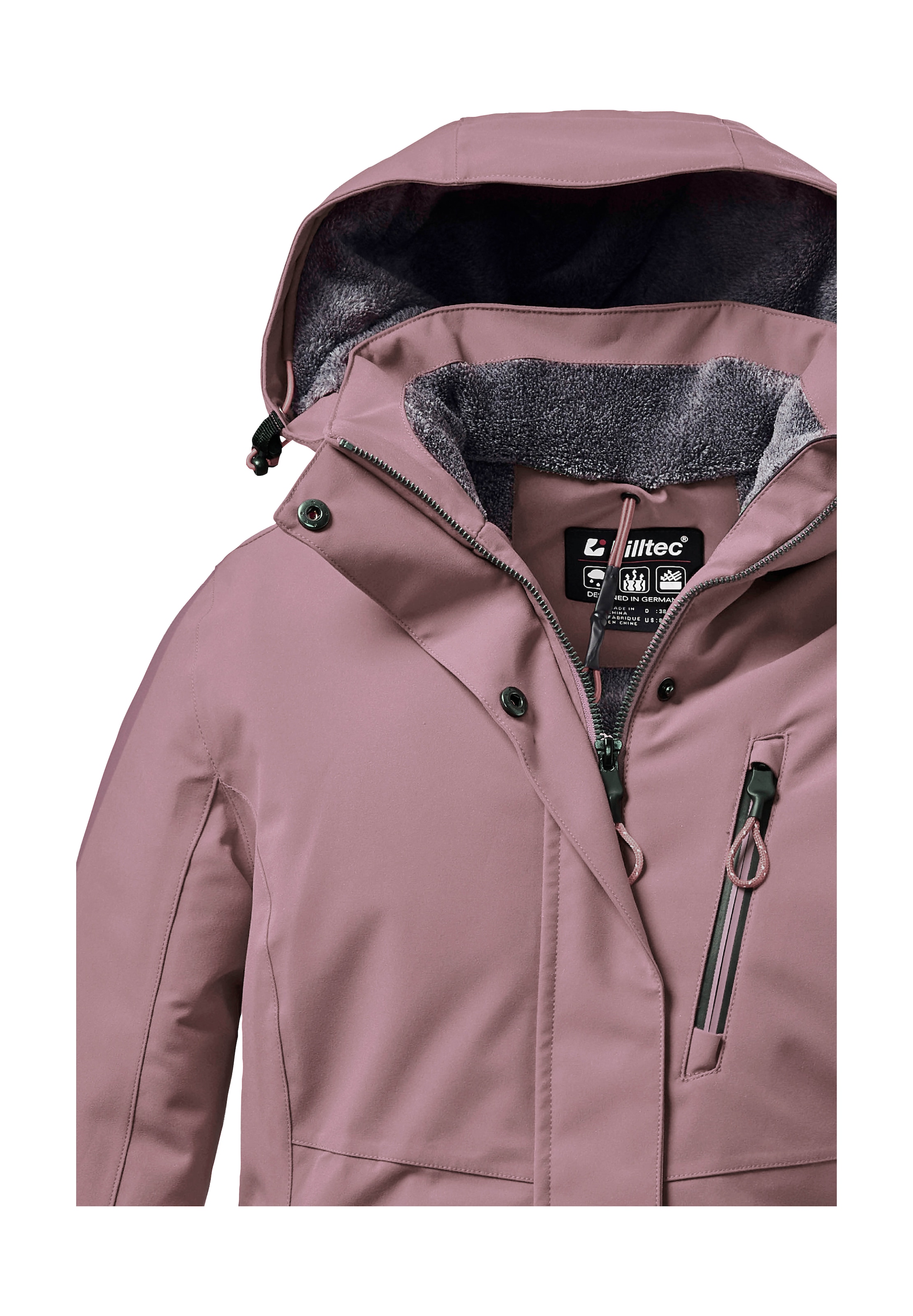 Killtec Outdoorjacke »KOW 140 WMN JCKT« Wasserdichte Damenjacke, atmungsaktiv, abnehmbare Kapuze