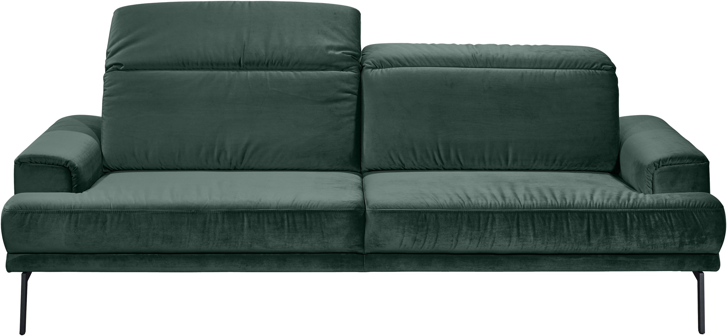 Musterring 3-Sitzer »MR 4580«, inkl. Kopf- und Sitztiefenverstellung, Fuß schwarz, B228 x T103 cm
