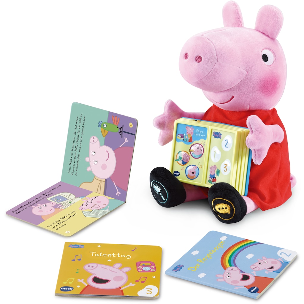 Vtech® Kuscheltier »Peppa liest vor«, mit Soundeffekten